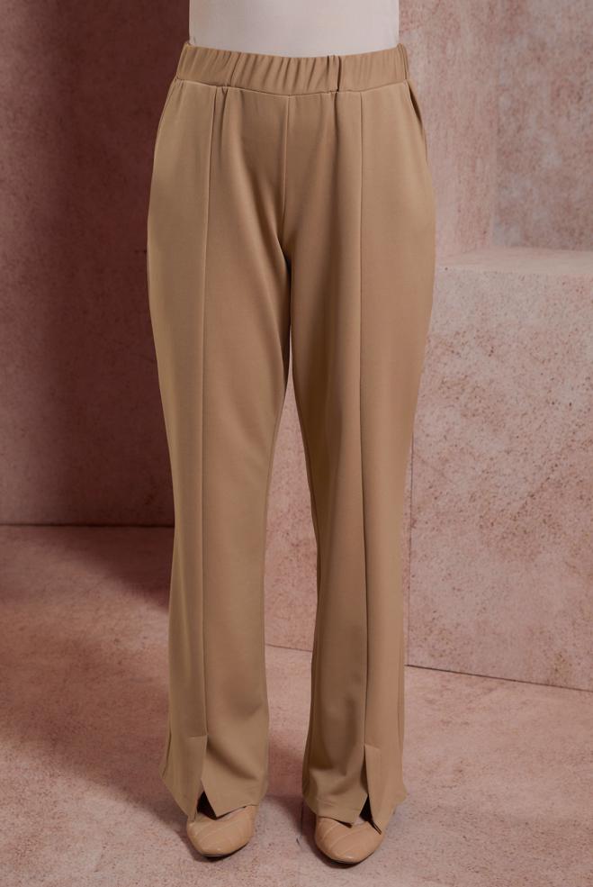 Tesettür giyim  YIRTMAÇ DETAYLI PANTOLON 70721 - ALVİNA