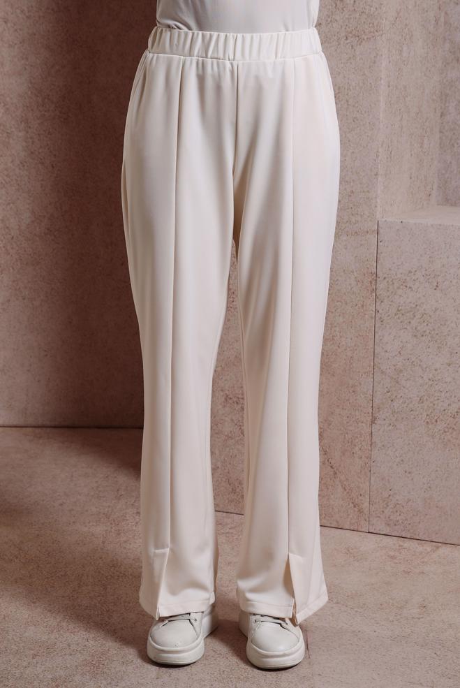 Tesettür giyim  YIRTMAÇ DETAYLI PANTOLON 70721 - ALVİNA