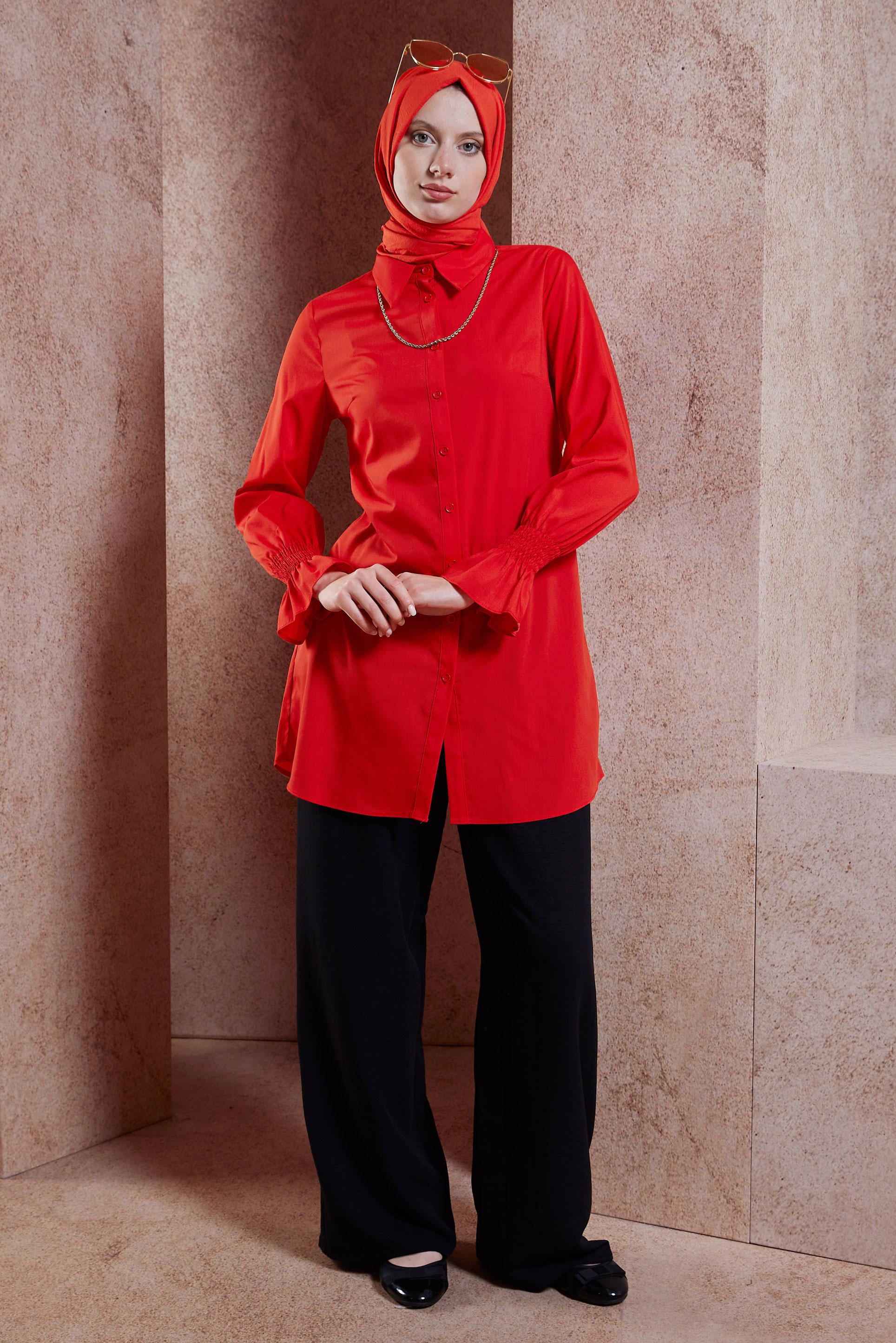 Tesettür giyim SİYAH GENİŞ PAÇA PANTOLON 70722