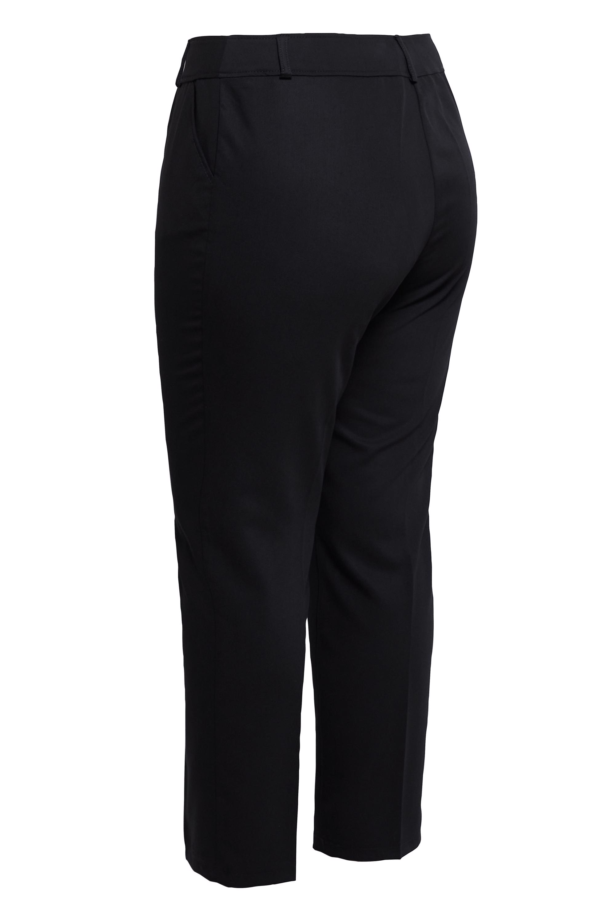 Vêtements hijab NOIR PANTALON COUPE DROITE GRANDE TAILLE 70723