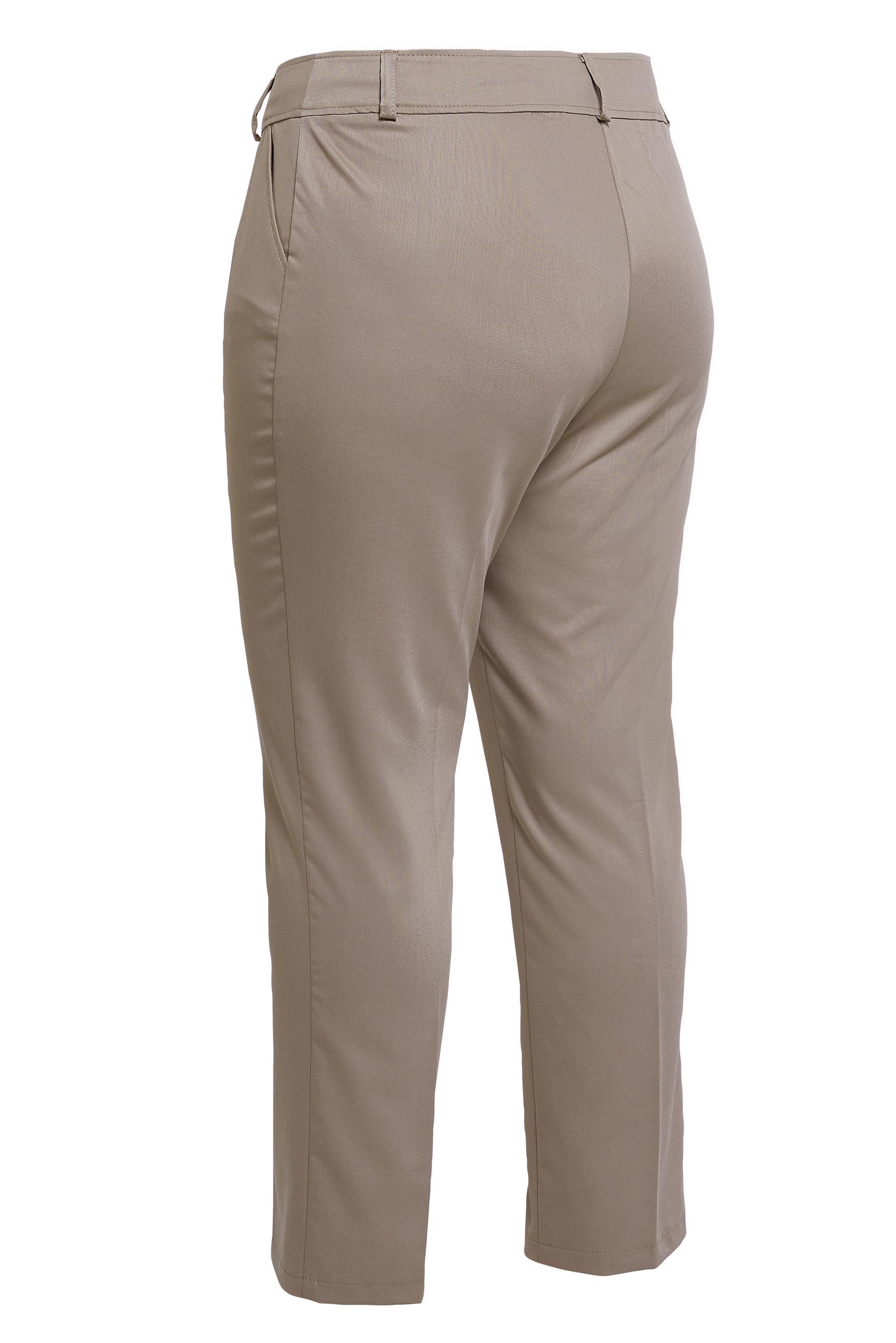 Vêtements hijab BEIGE PANTALON COUPE DROITE GRANDE TAILLE 70723