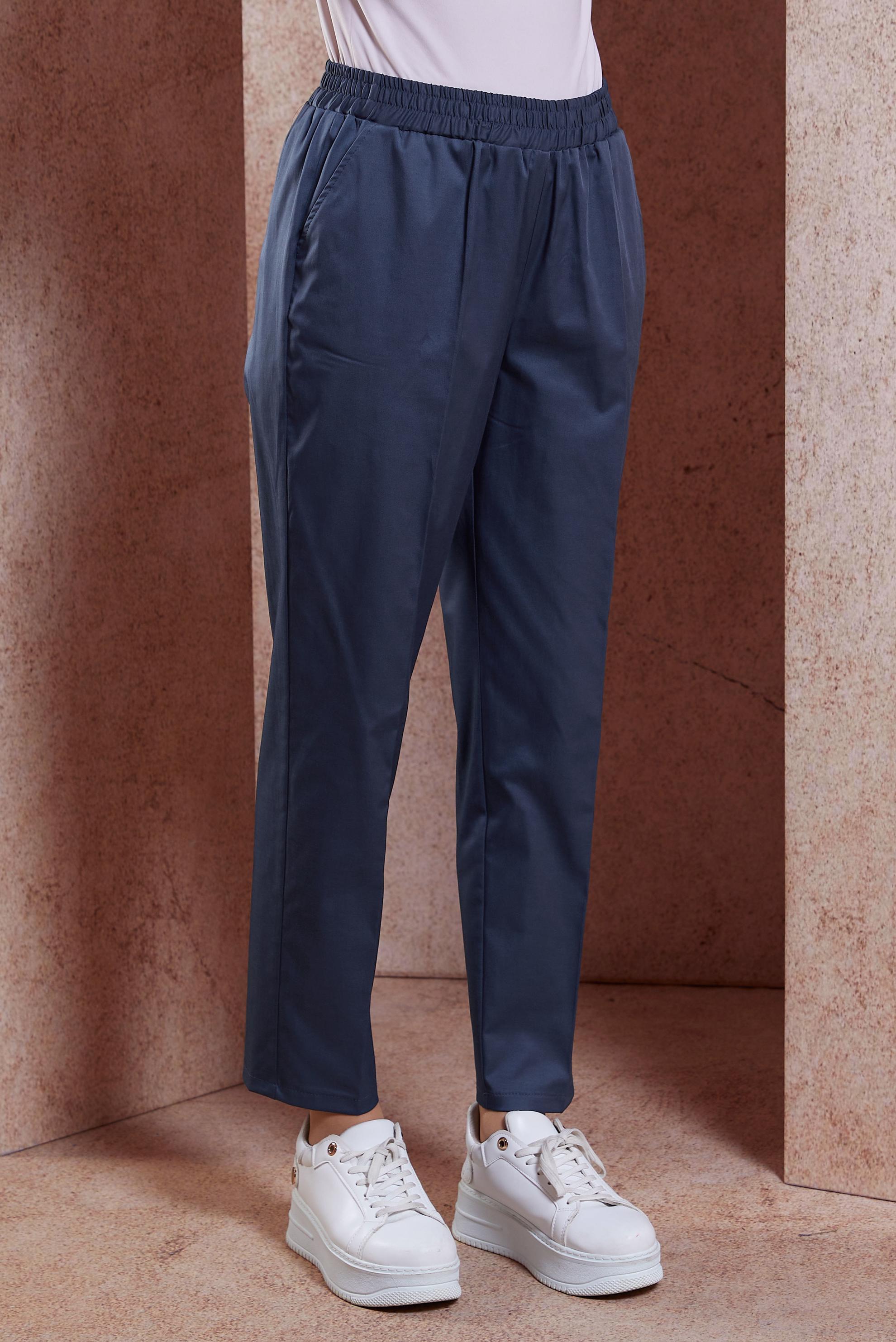 Tesettür giyim LACİVERT BELİ LASTİKLİ PANTOLON 70724