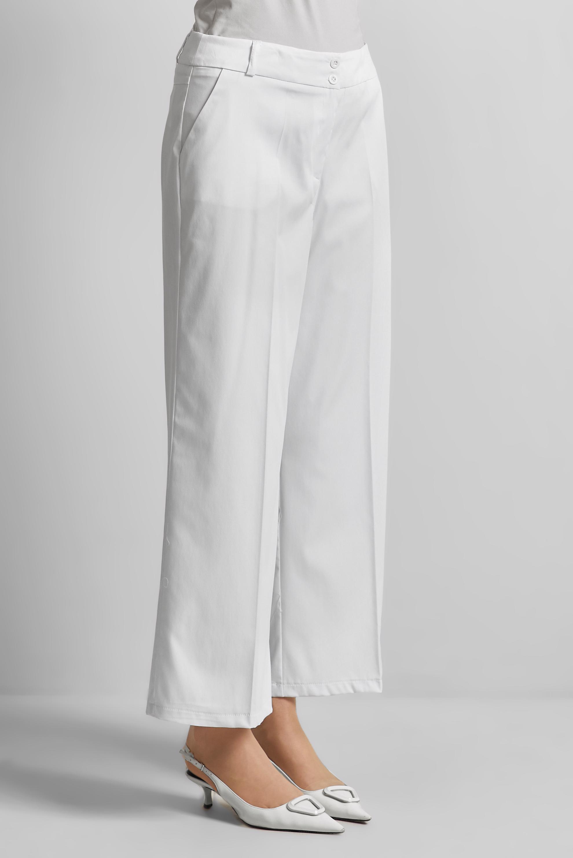 Tesettür giyim BEYAZ GENİŞ PAÇA PANTOLON 70725