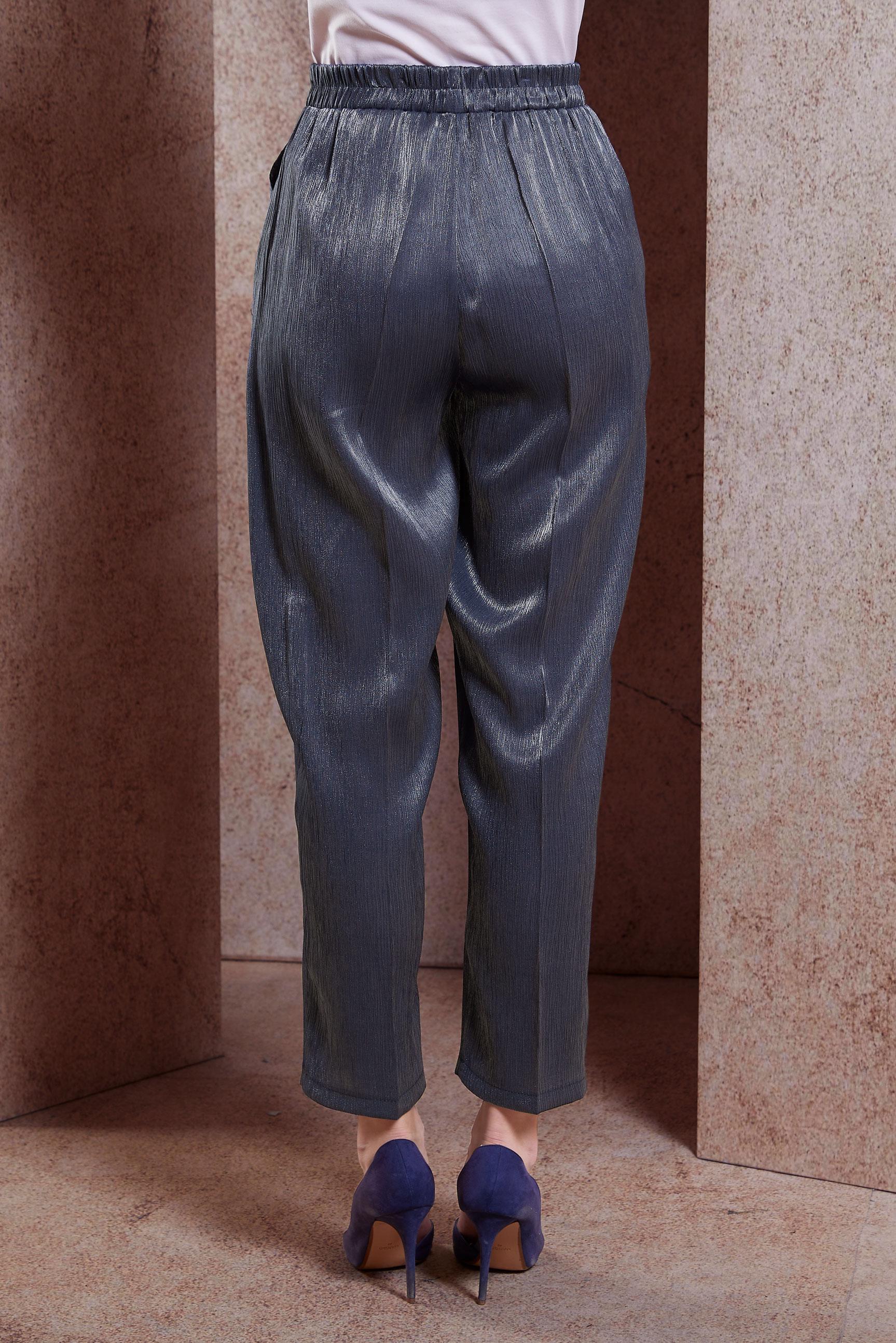 Tesettür giyim LACİVERT SATEN YÜZLÜ BÜRÜMCÜK PANTOLON 70728