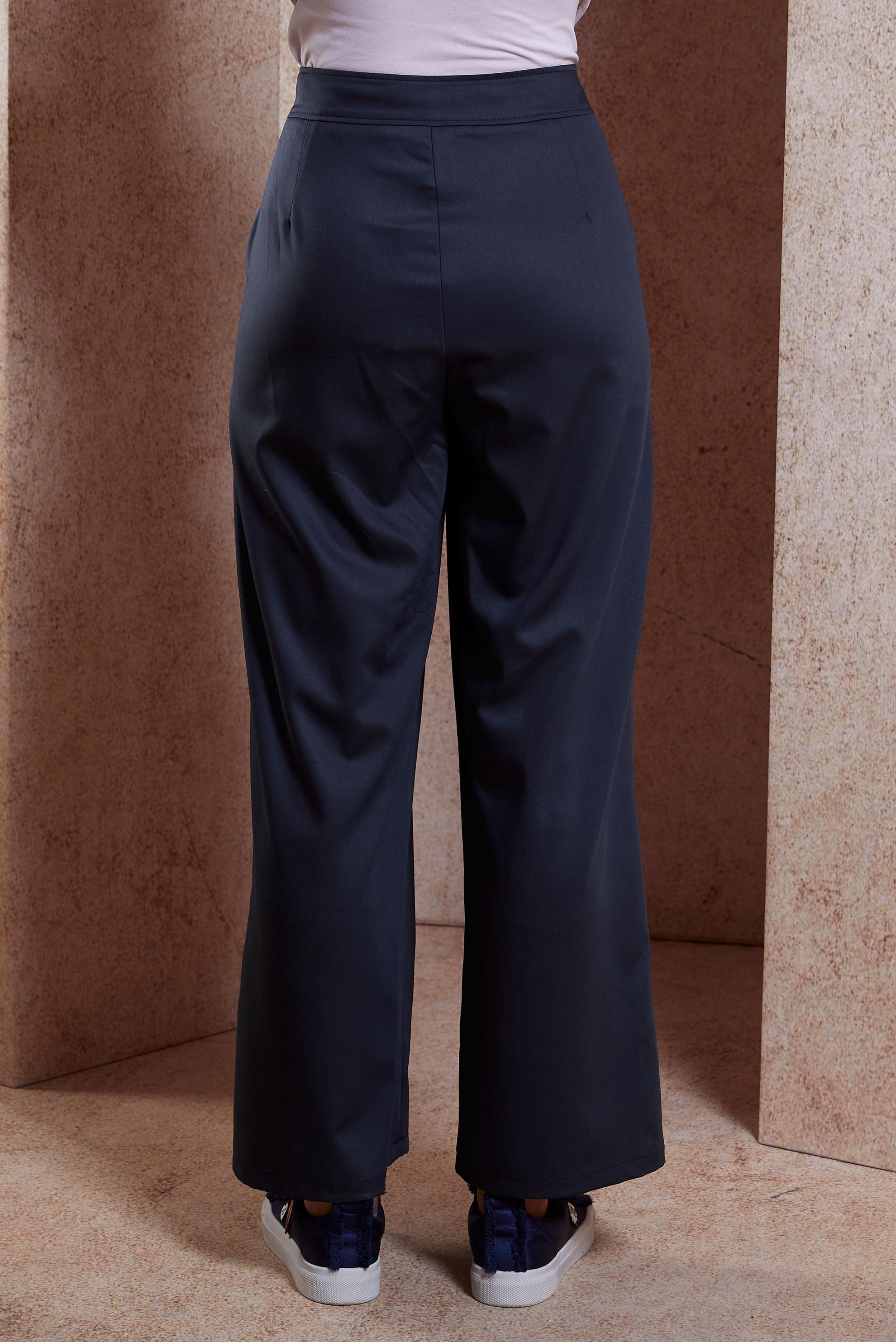 Hijab clothing NAVY BLUE WIDE LEG PANTS 70735