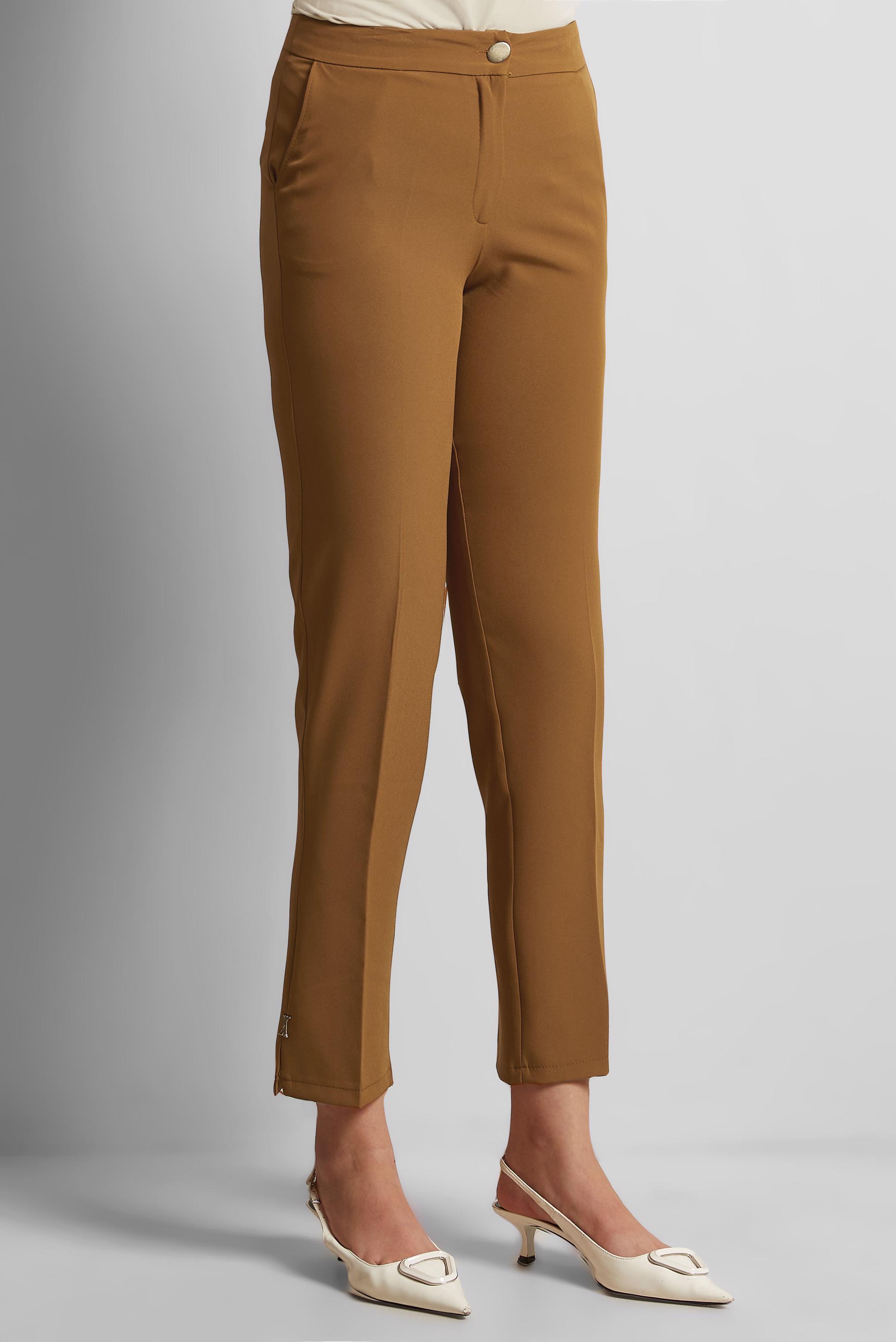 Tesettür giyim SARI DAR PAÇA PANTOLON 70737