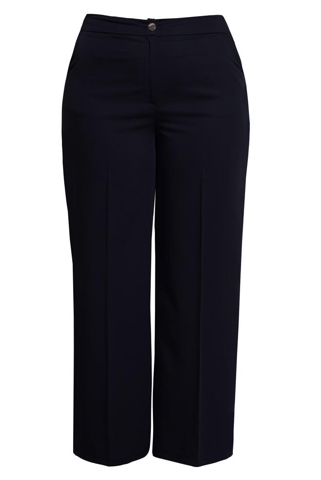 Vêtements hijab NOIR PANTALON TAILLE HAUTE GRANDE TAILLE 70738 - ALVİNA