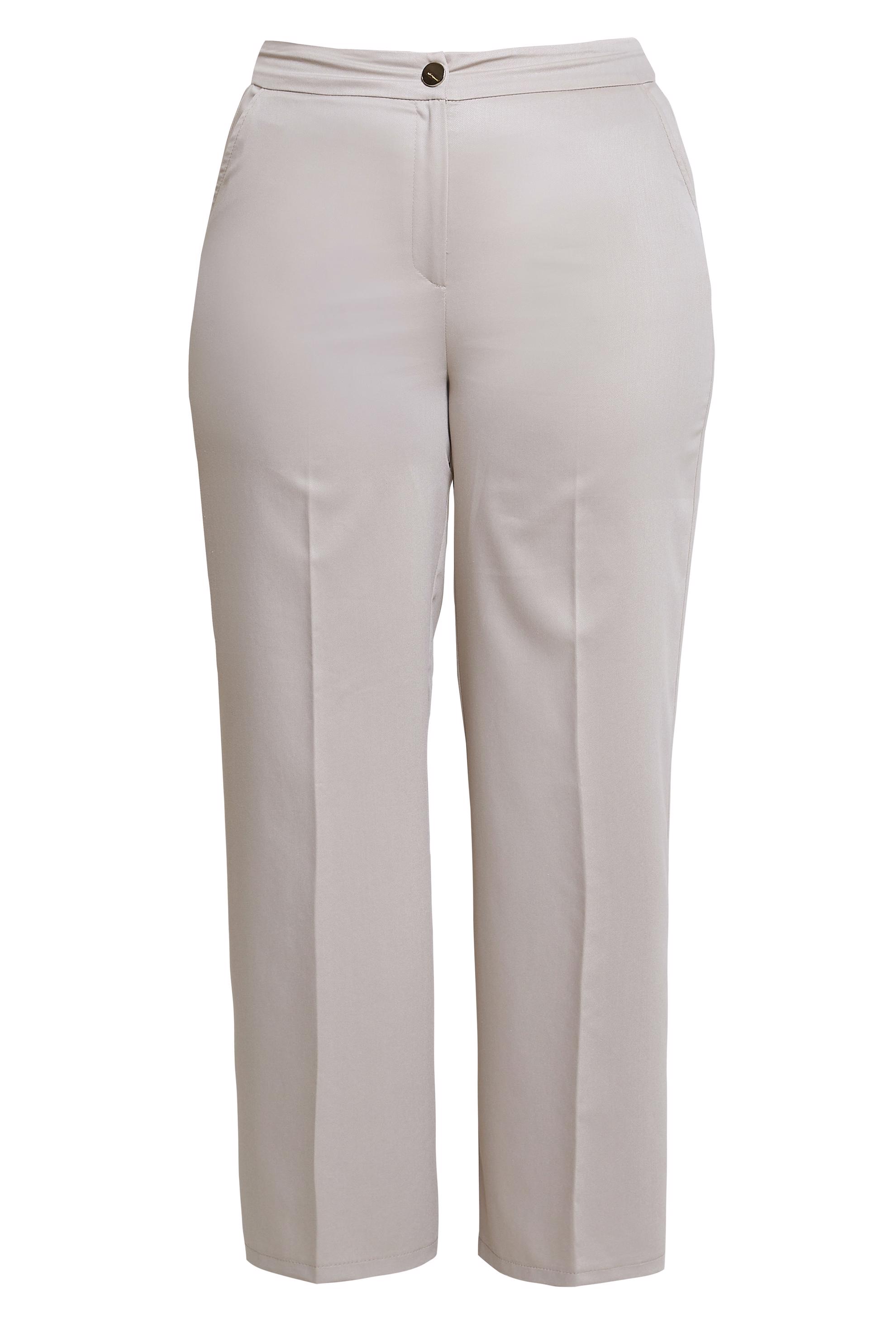 Vêtements hijab BEIGE PANTALON TAILLE HAUTE GRANDE TAILLE 70738