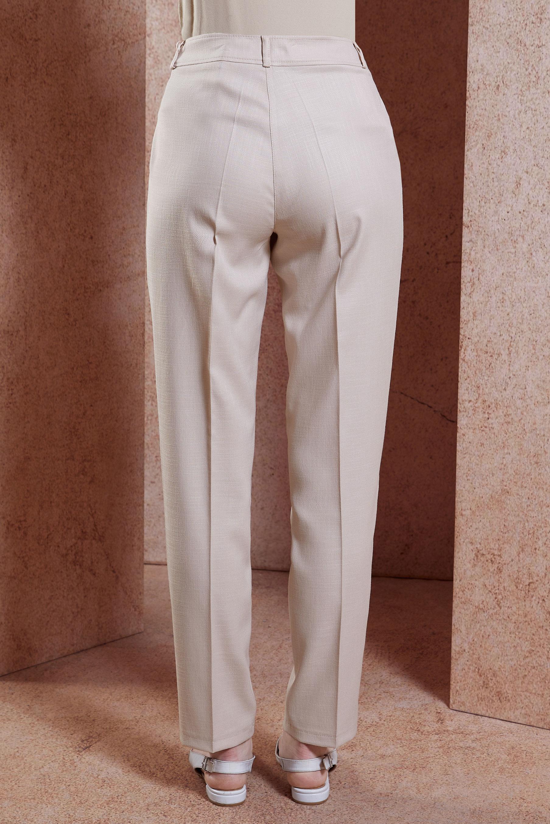 Tesettür giyim BEJ YÜKSEK BEL PANTOLON 70746