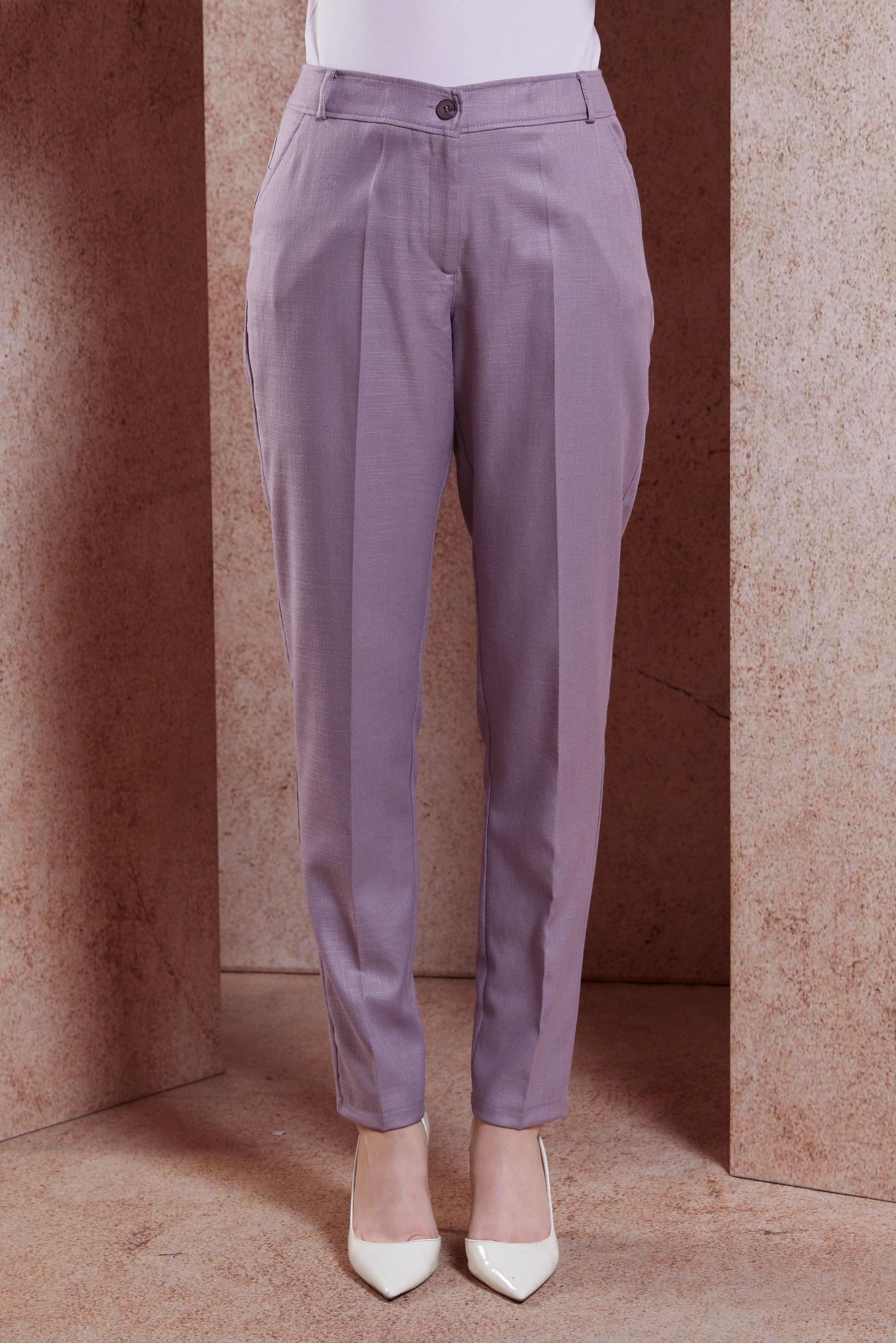 Tesettür giyim MOR YÜKSEK BEL PANTOLON 70746