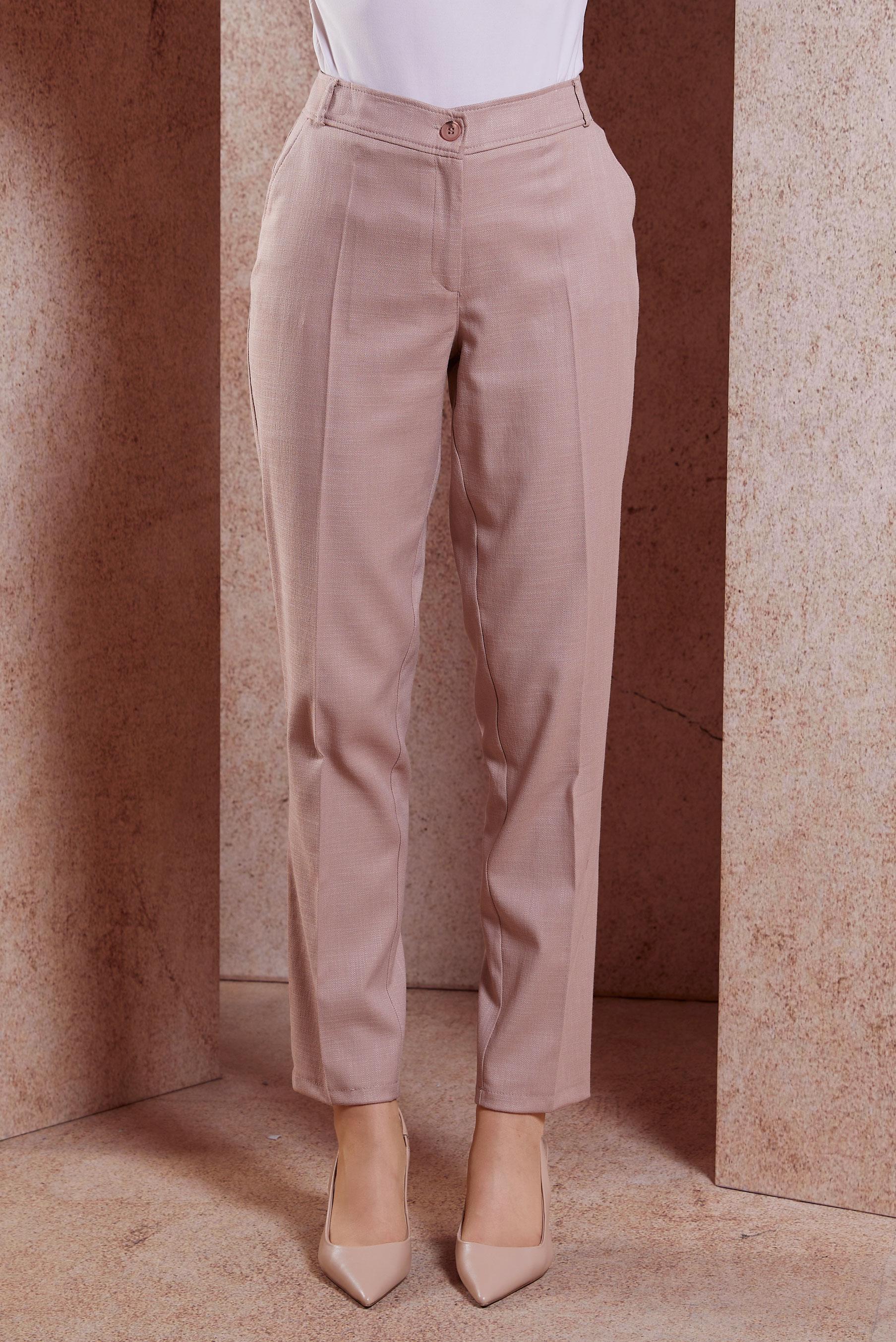 Tesettür giyim KAHVE YÜKSEK BEL PANTOLON 70746