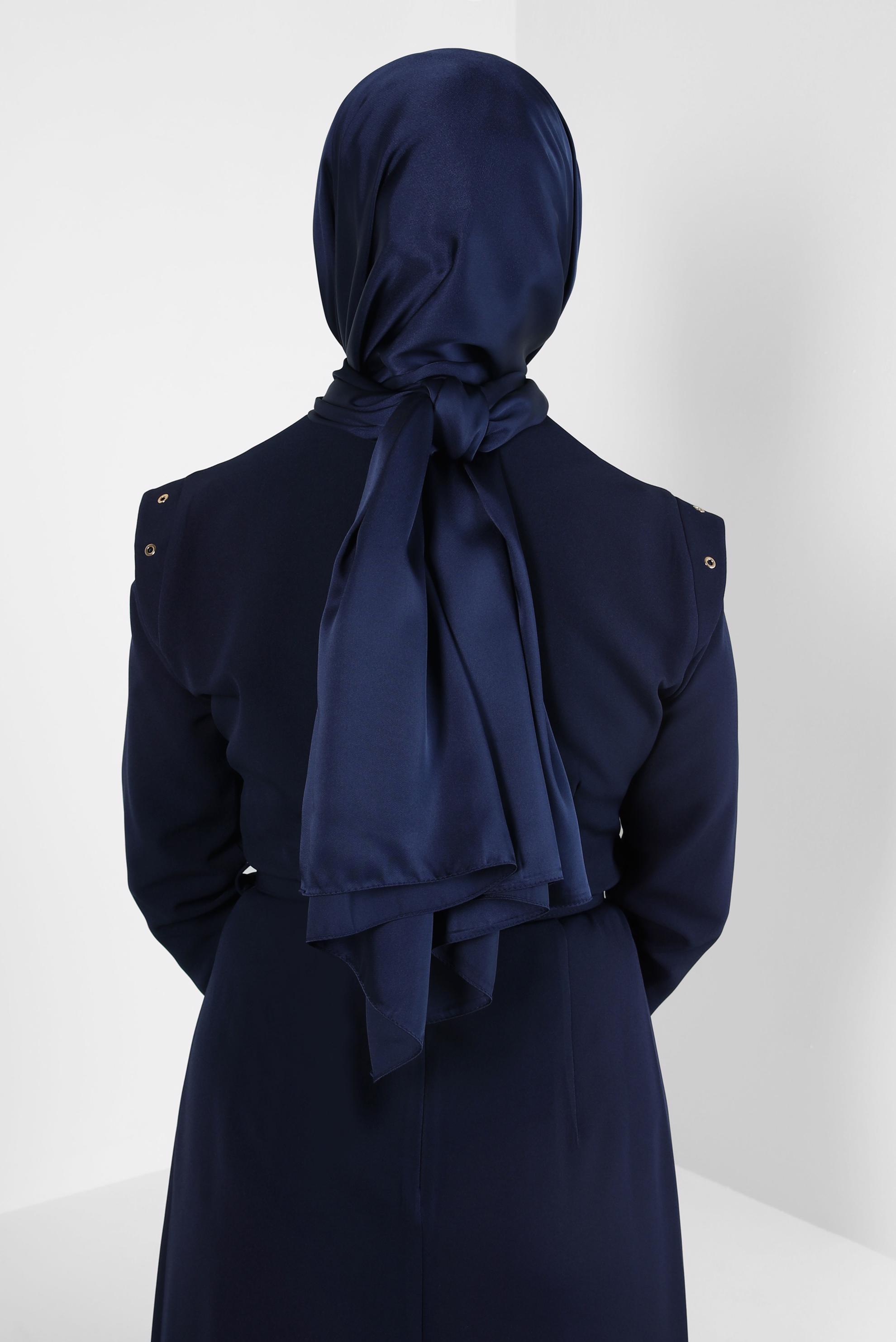 Tesettür giyim LACİVERT ALVİNA ŞAL 8401