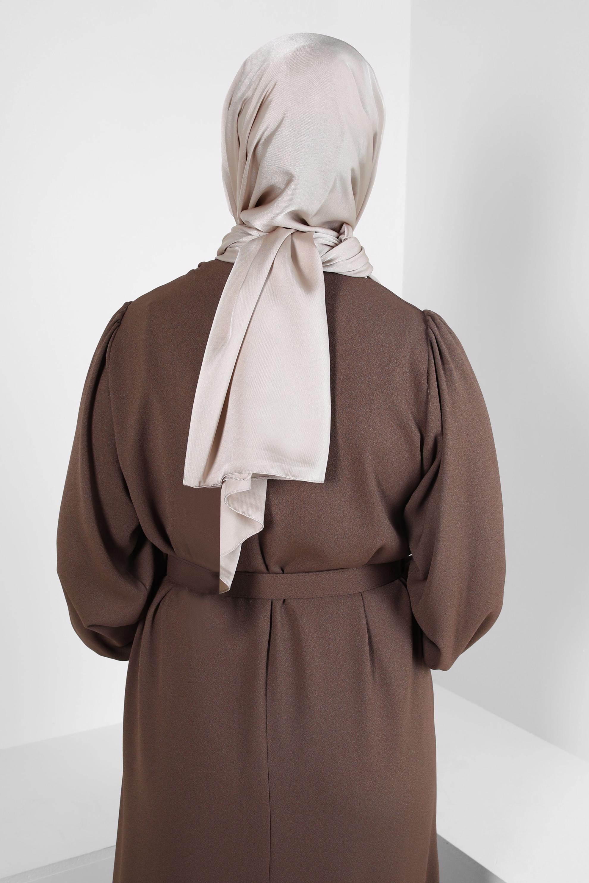 Tesettür giyim YEŞİL ALVİNA ŞAL 8401