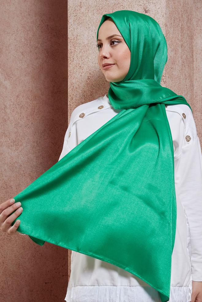 Vêtements hijab VERT ALVINA CHÂLE DE SOIRÉE 8418 - ALVİNA