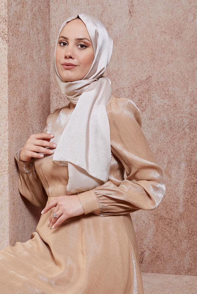 Hijab clothing MINK ALVINA EVENING SHAWL 8418 - ALVİNA