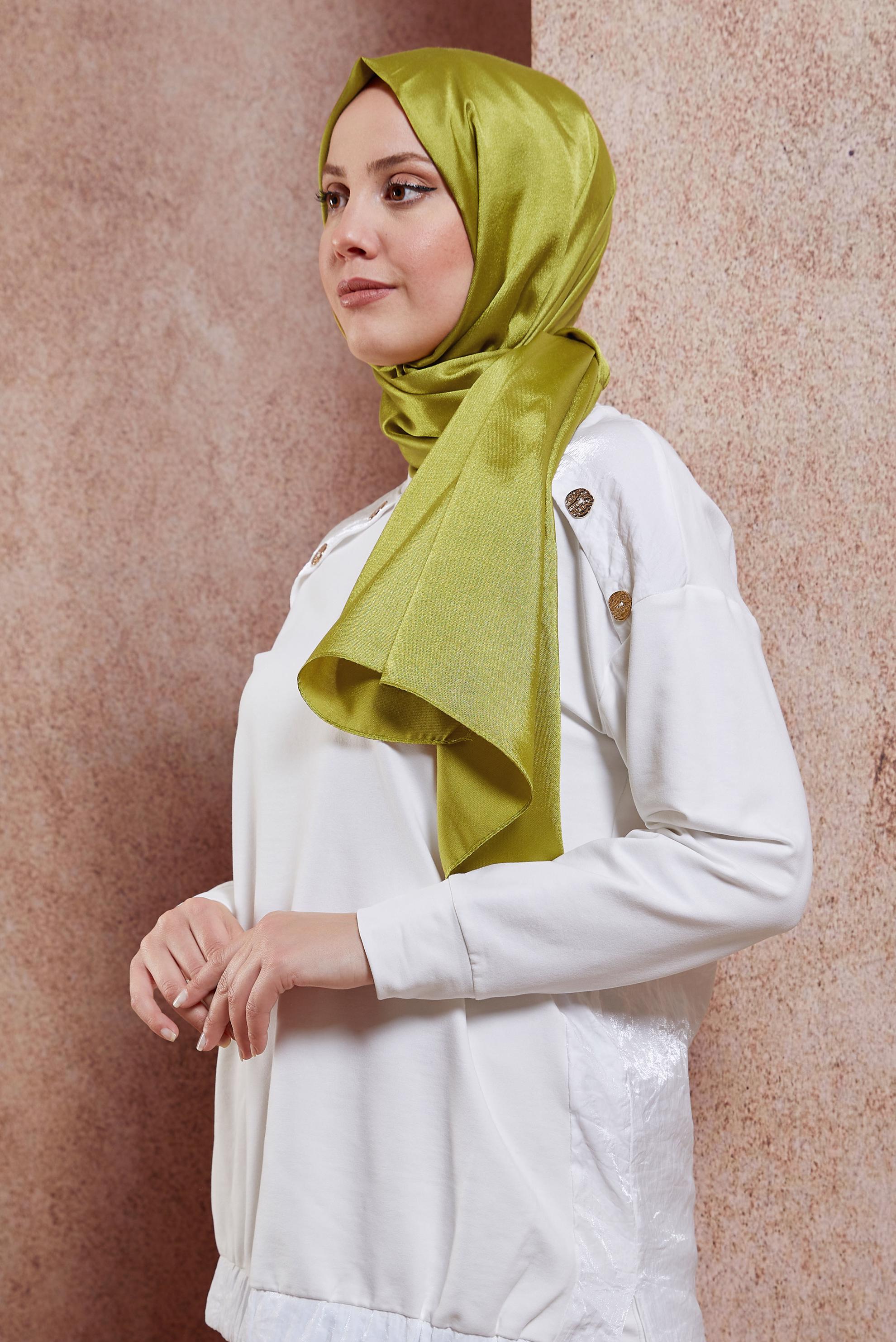 Vêtements hijab GRIS ALVINA CHÂLE DE SOIRÉE 8418