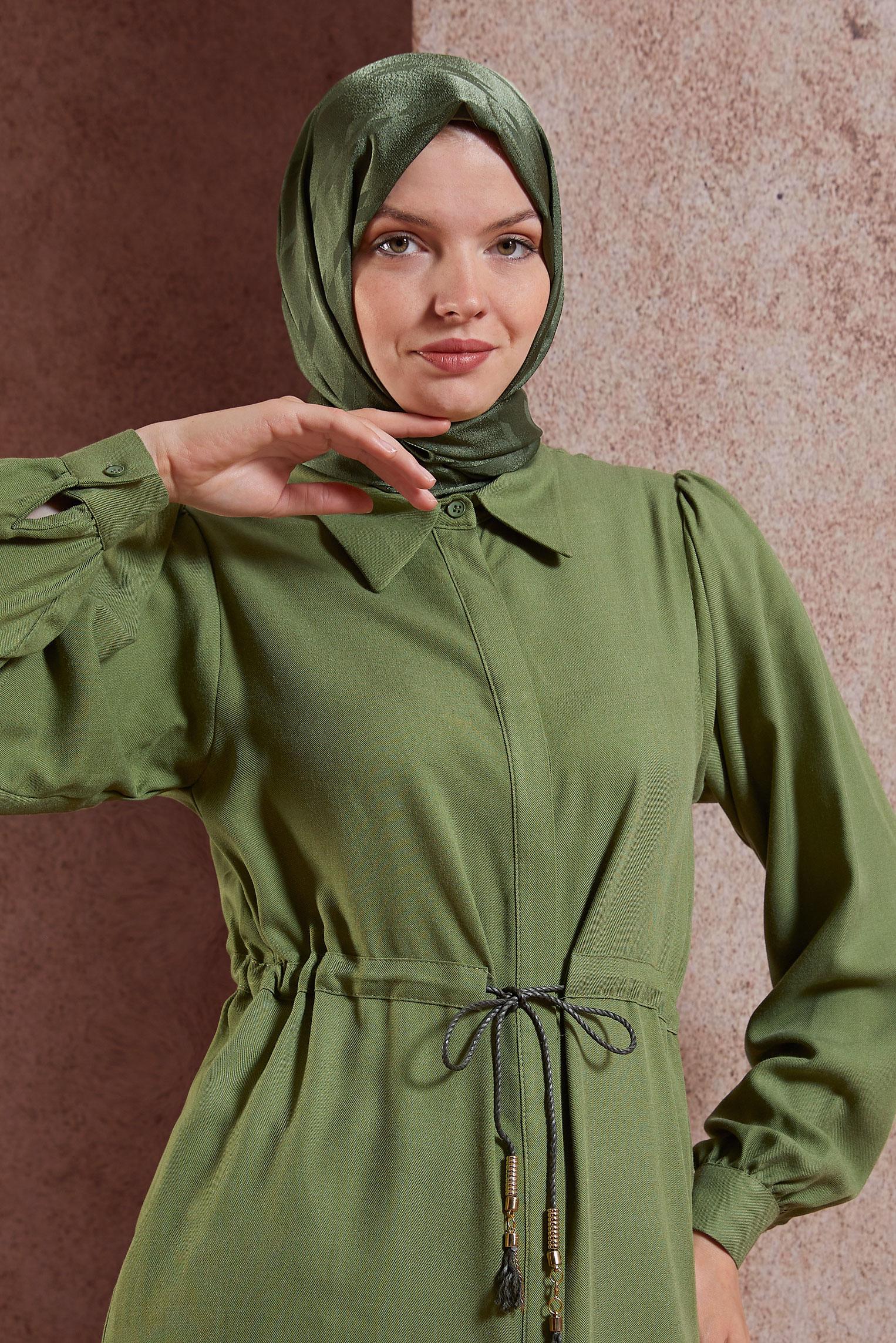 Vêtements hijab VERT CHÂLE ALVINA 8420