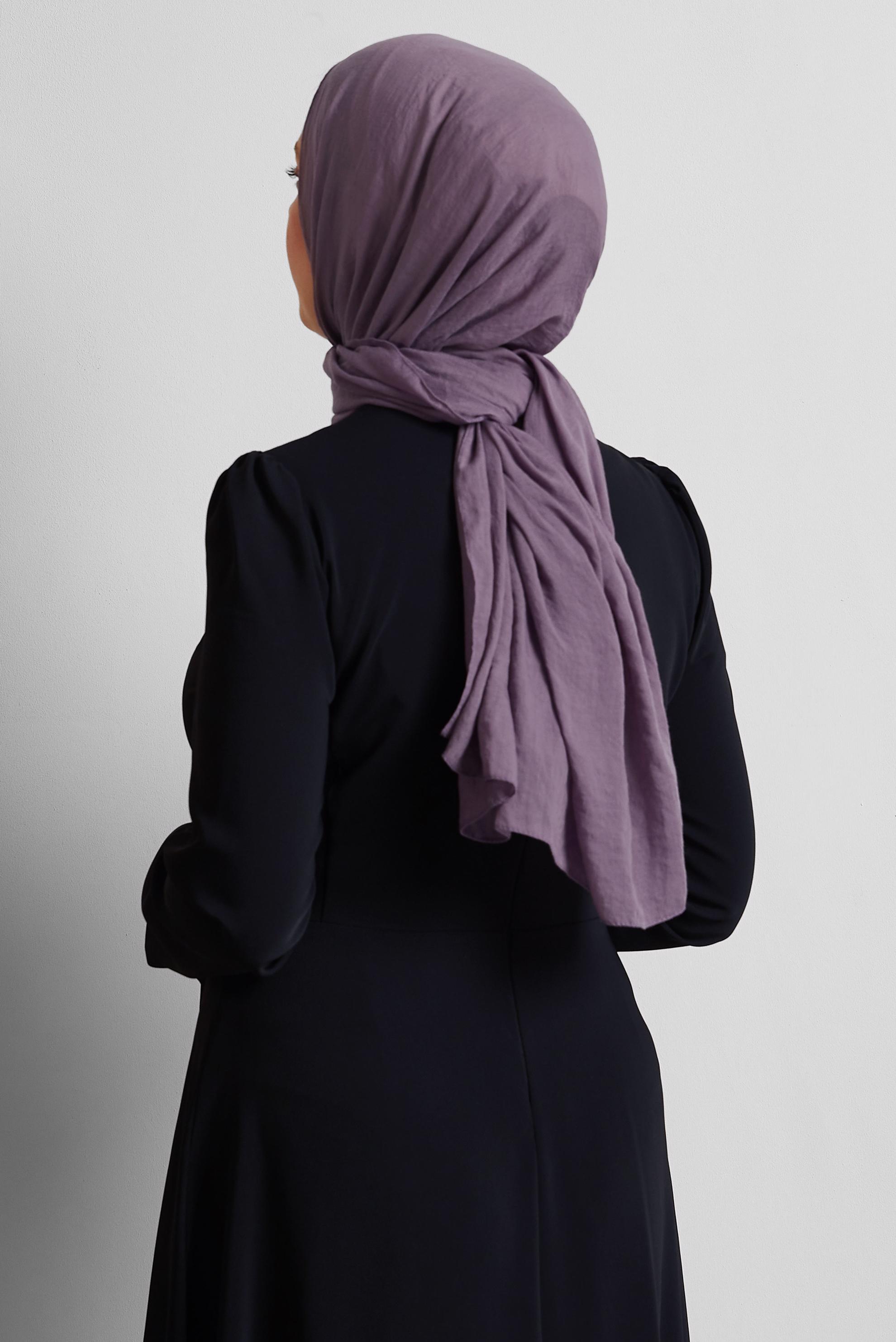Tesettür giyim MOR ALVİNA ŞAL 8436