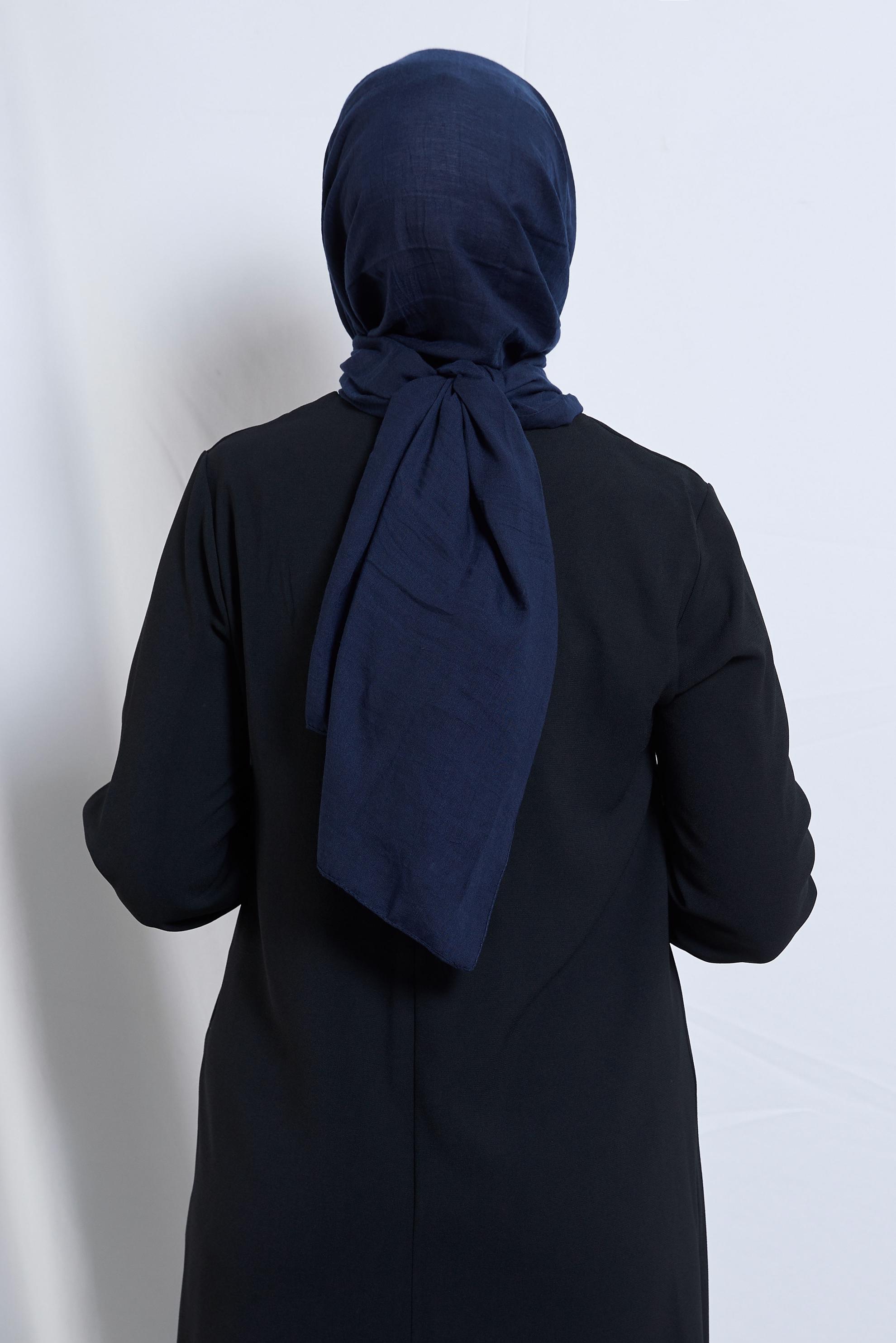 Tesettür giyim LACİVERT ALVİNA ŞAL 8436