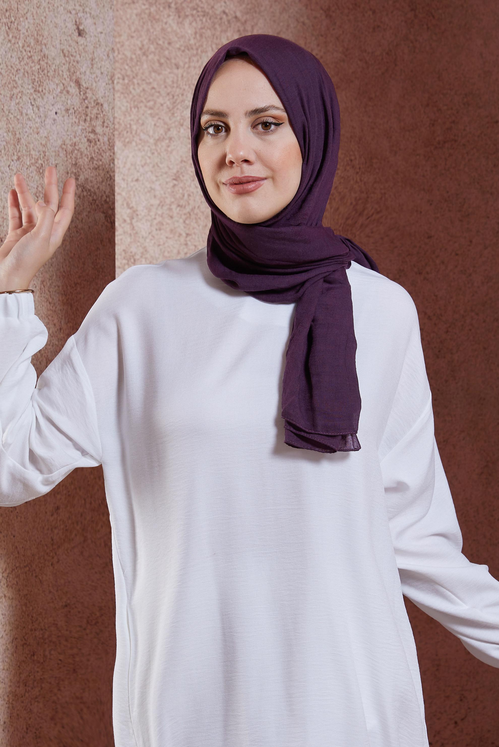 Tesettür giyim MÜRDÜM ALVİNA ŞAL 8436