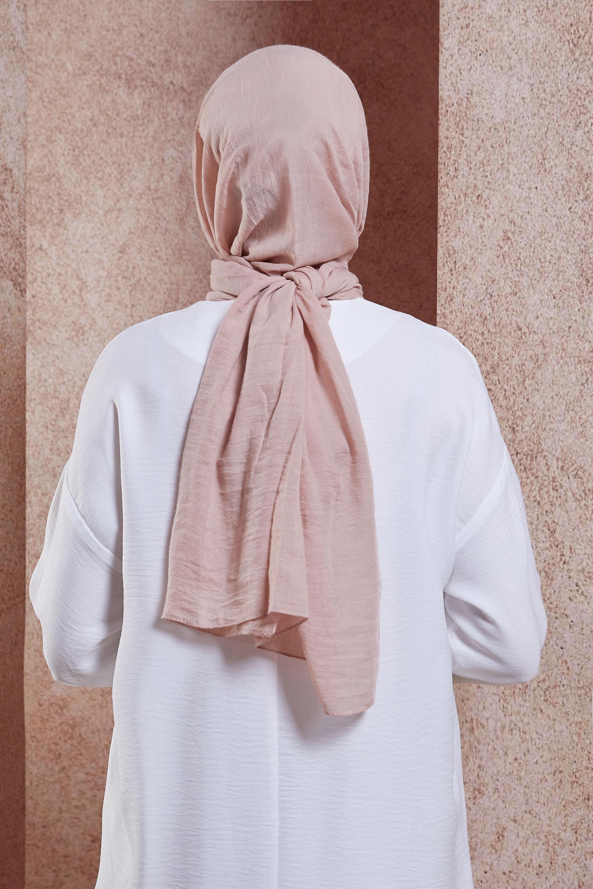 Tesettür giyim PUDRA ALVİNA ŞAL 8436