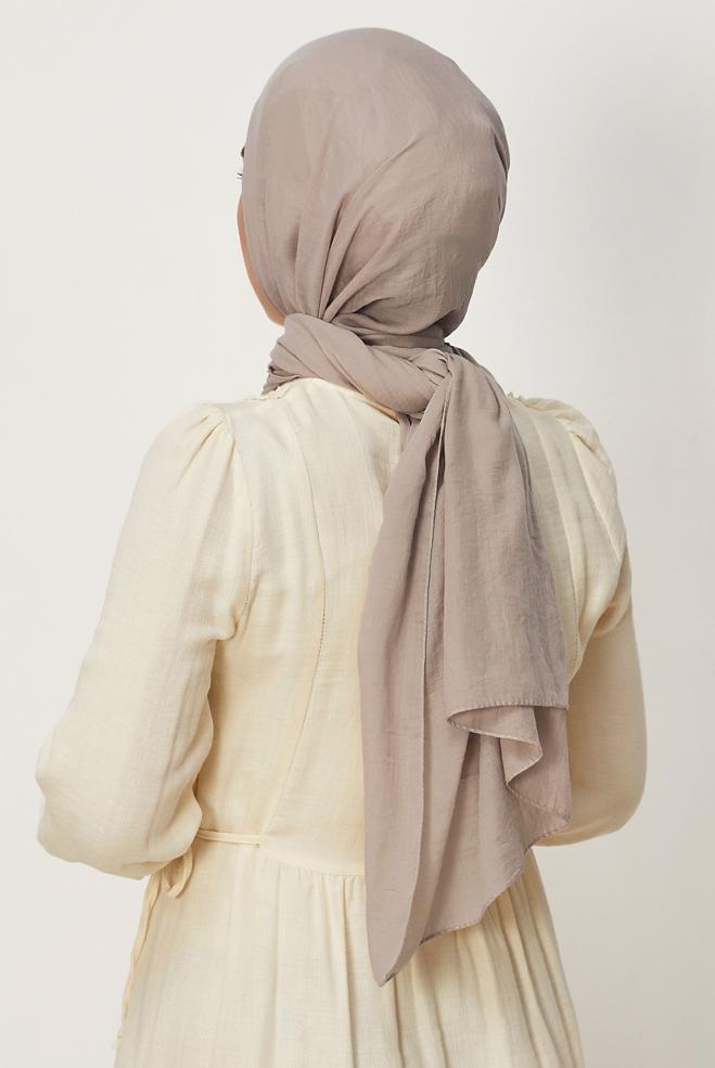Hijab clothing BROWN ALVINA SHAWL 8436 - ALVİNA