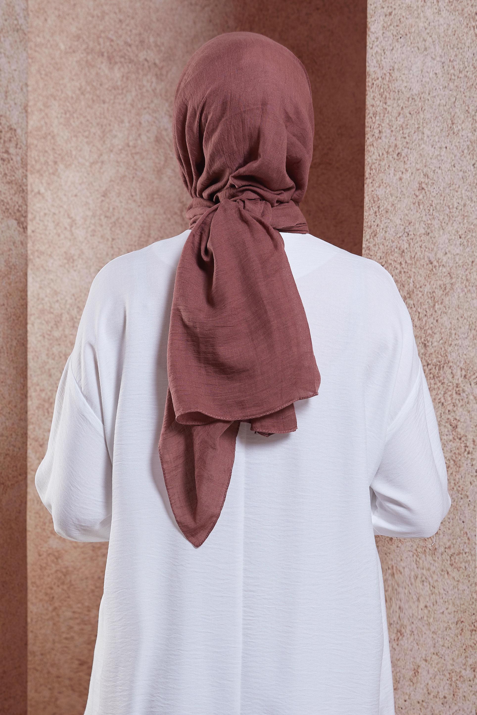 Tesettür giyim PEMBE ALVİNA ŞAL 8436