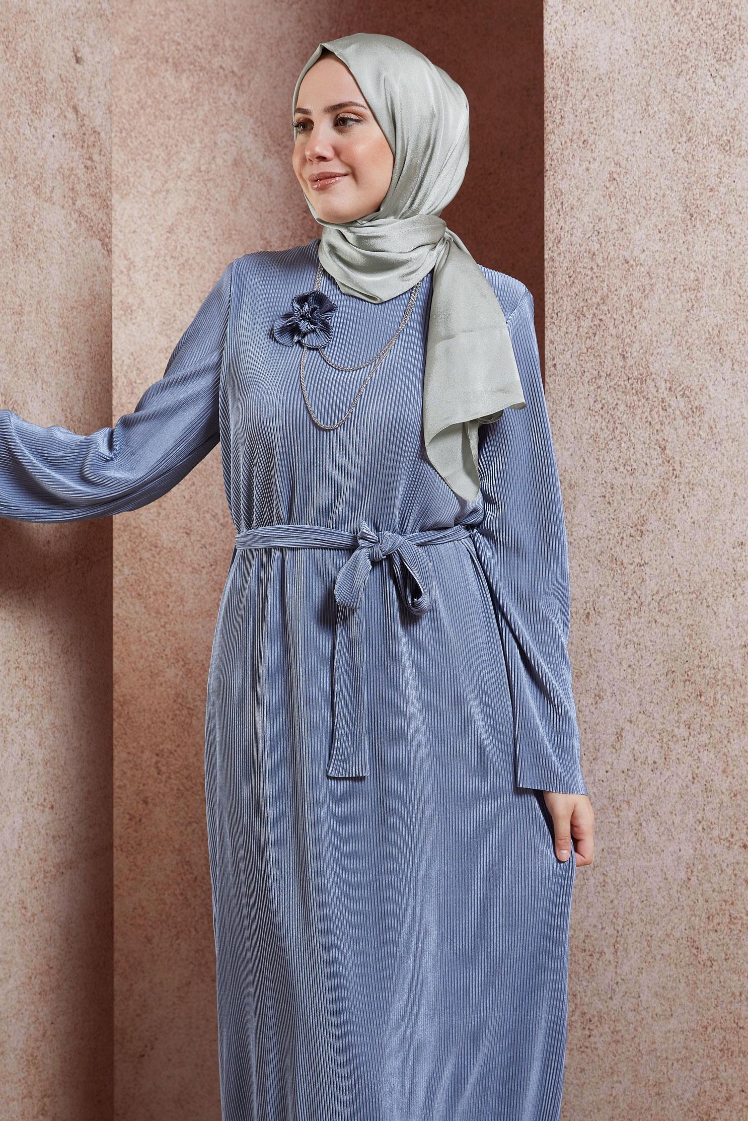 Tesettür giyim BEJ ALVİNA DÜZ ŞAL 8445