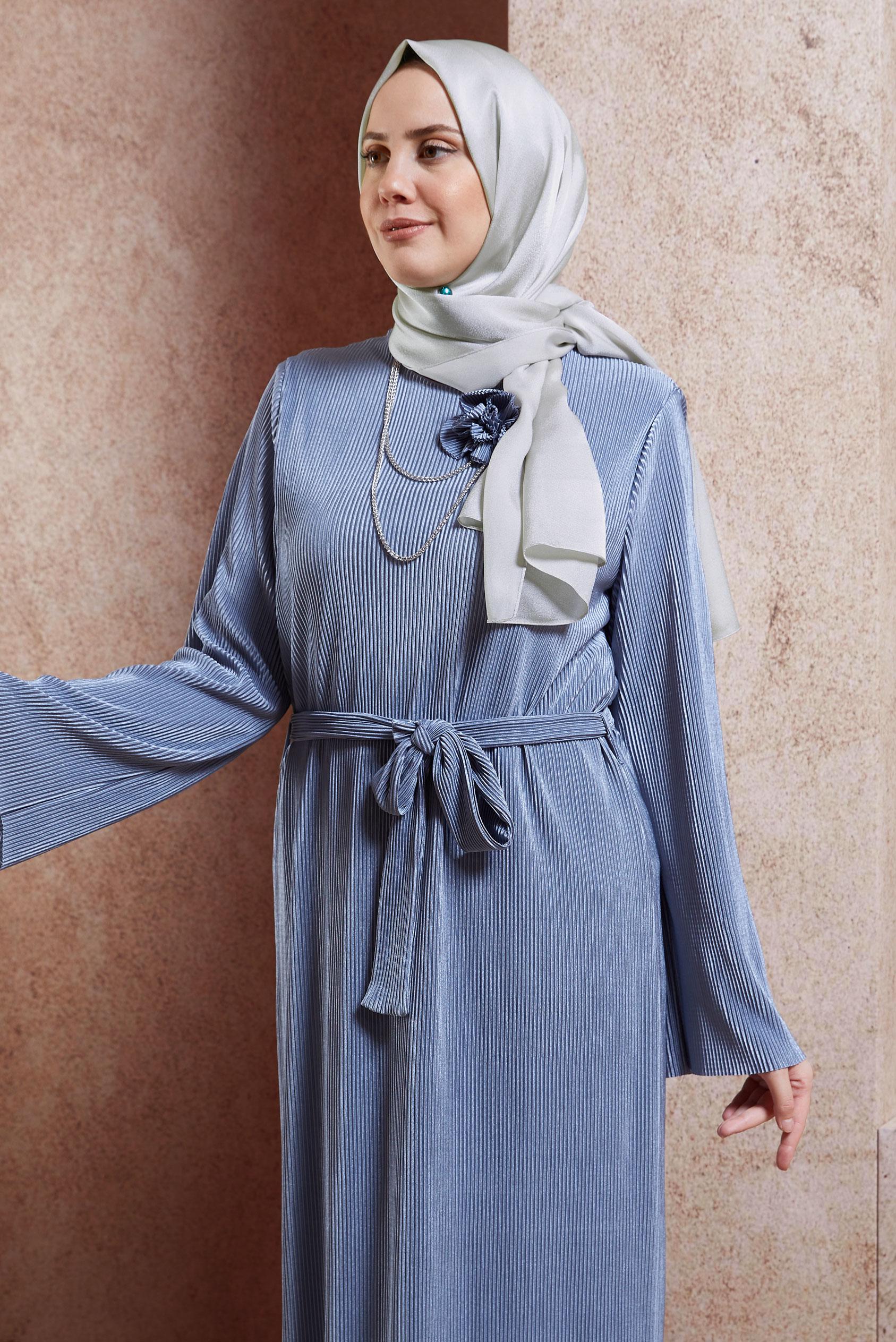 Tesettür giyim BEJ ALVİNA DÜZ ŞAL 8445