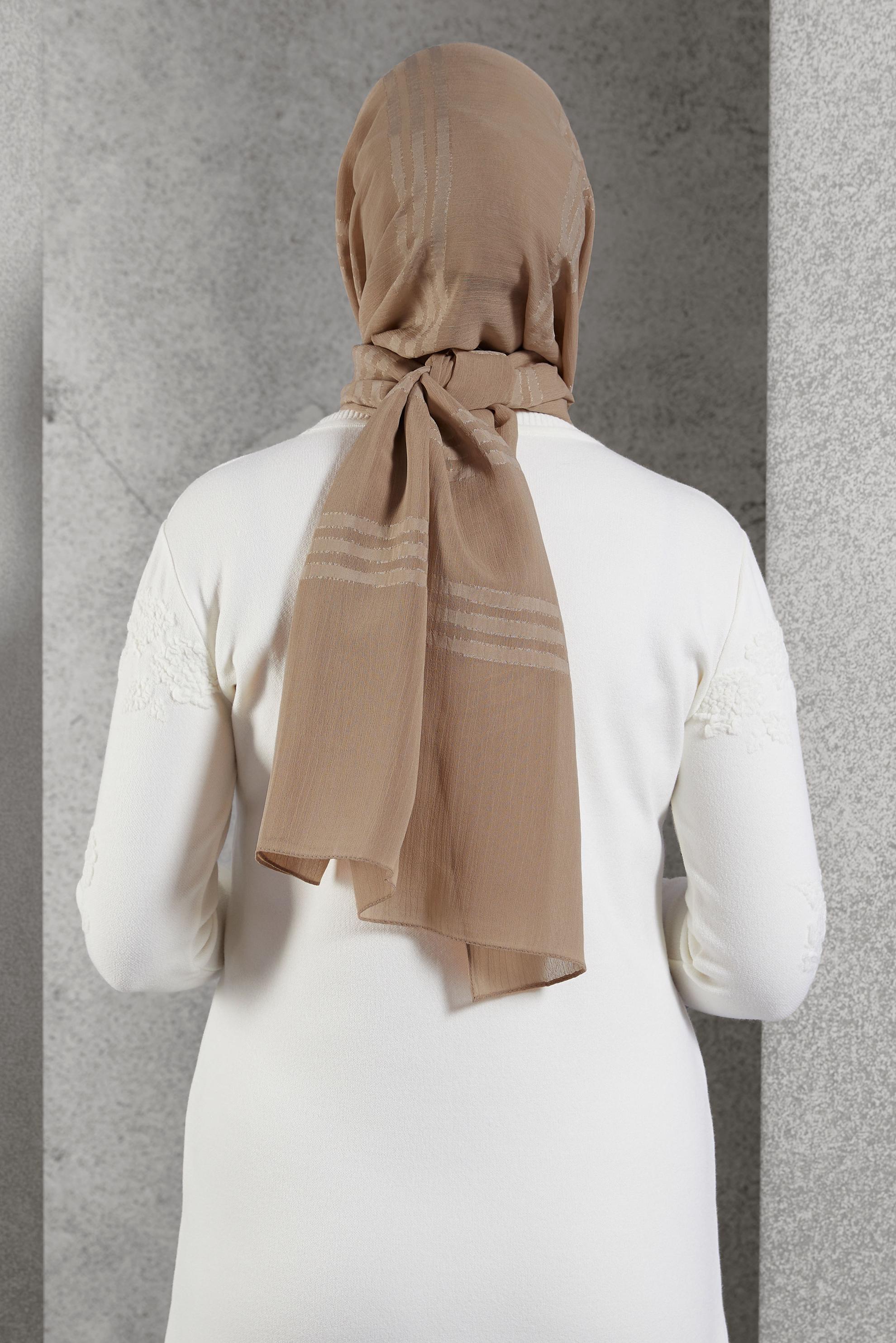 Hijab clothing BEIGE ALVINA SHAWL 8446