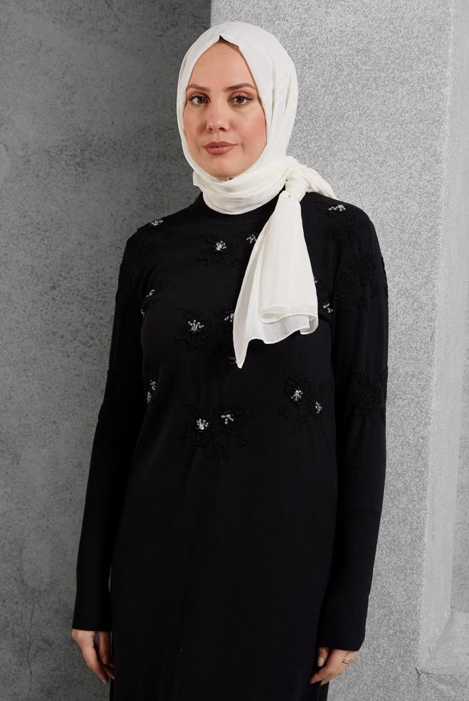 Vêtements hijab ÉCRUE CHÂLE ALVINA 8446 - ALVİNA