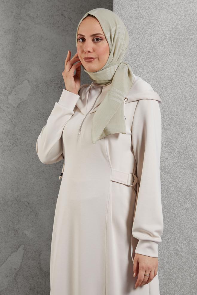 Vêtements hijab BEIGE CHÂLE ALVINA 8446 - ALVİNA