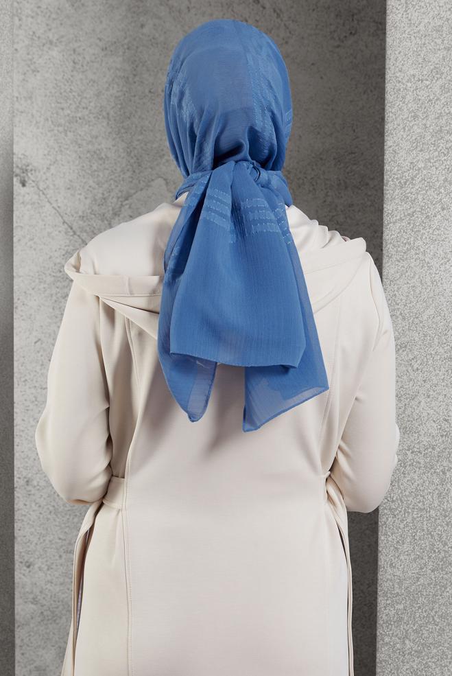 Vêtements hijab BLEU MARINE CHÂLE ALVINA 8446 - ALVİNA