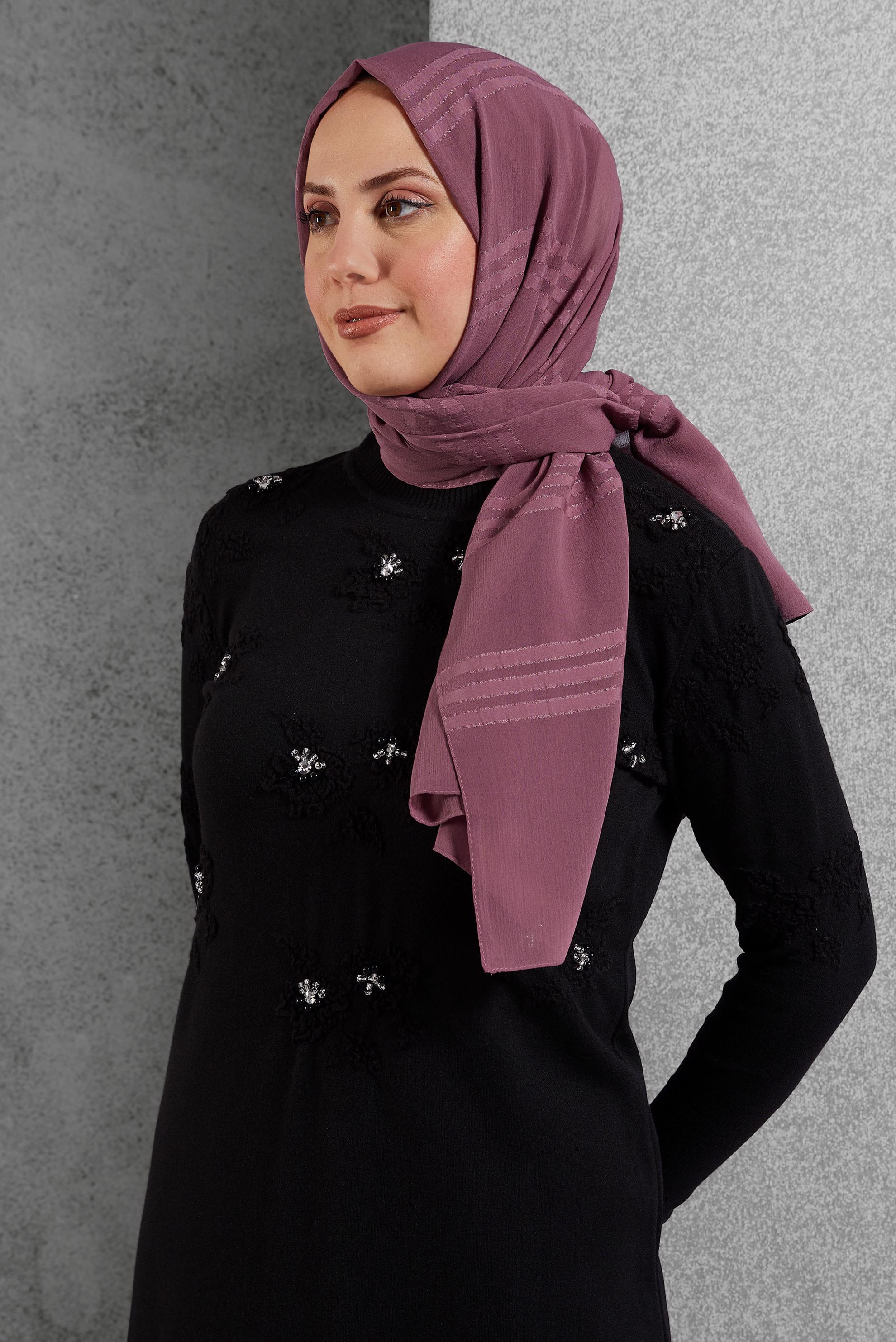Vêtements hijab ROSE CHÂLE ALVINA 8446