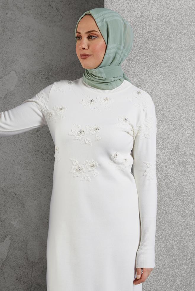 Vêtements hijab VERT CHÂLE ALVINA 8446 - ALVİNA
