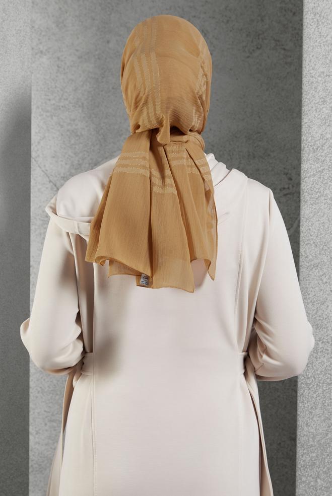Vêtements hijab ORANGE CHÂLE ALVINA 8446 - ALVİNA
