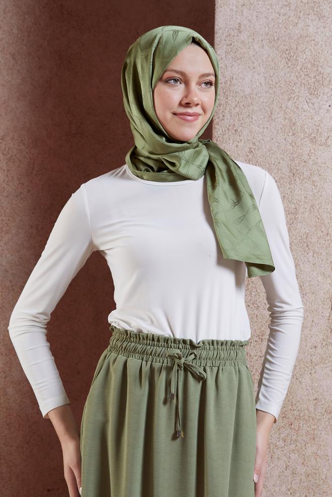 Vêtements hijab  ÉCHARPE À MOTIF ALVINA 8447 - ALVİNA