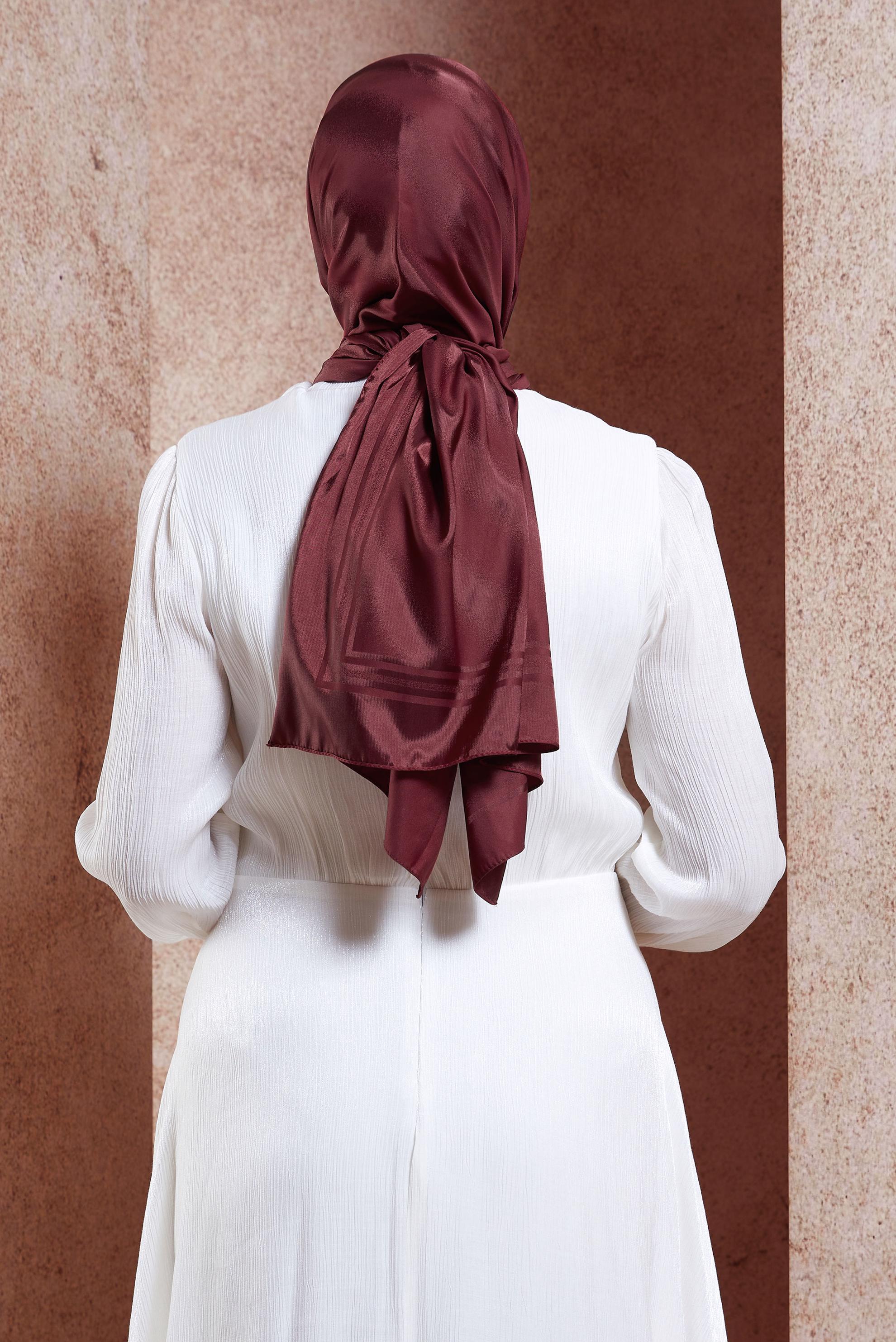 Tesettür giyim RENKSİZ ALVİNA JAKAR ŞAL 8449