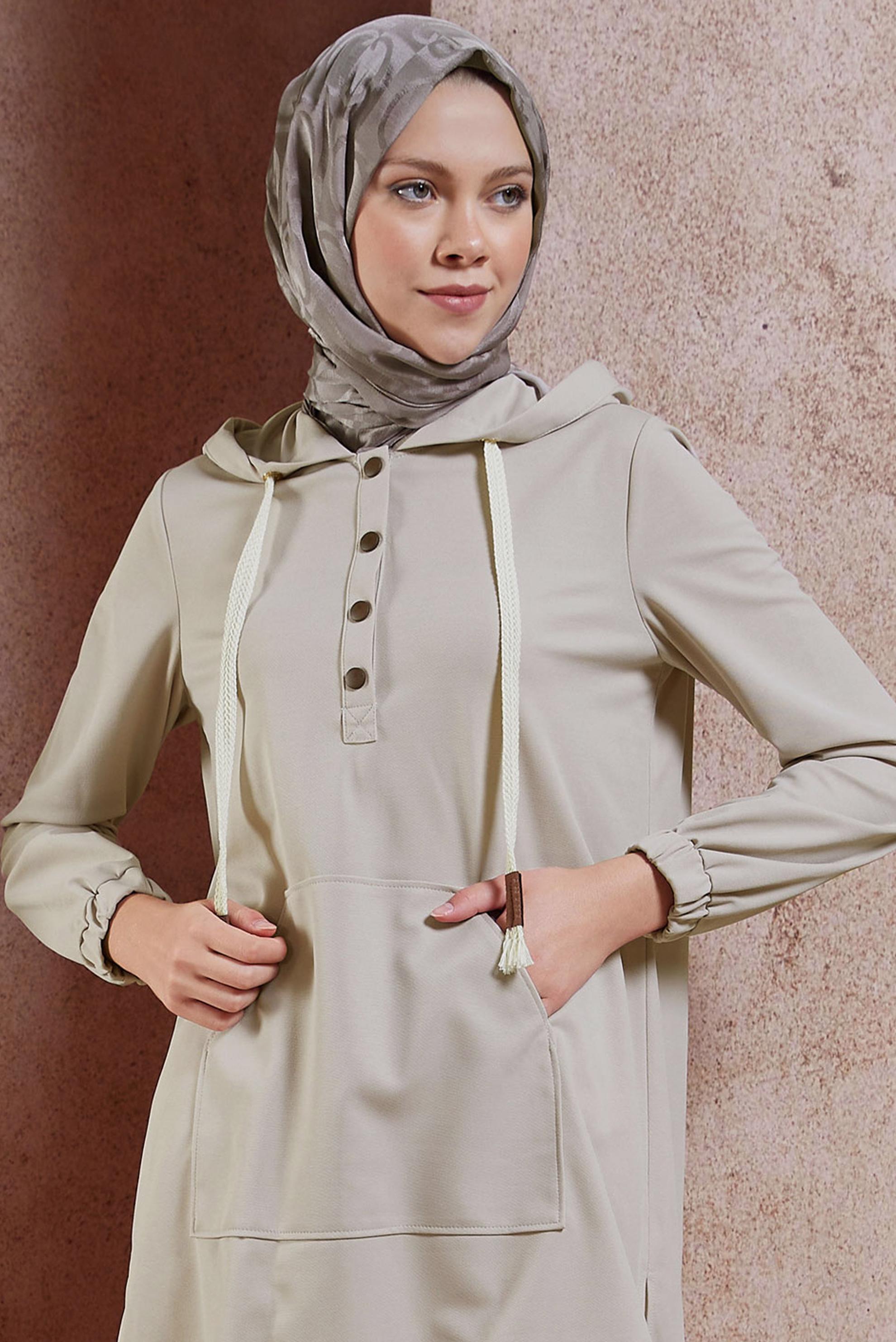 Tesettür giyim KAHVE ALVİNA JAKAR ŞAL 8453