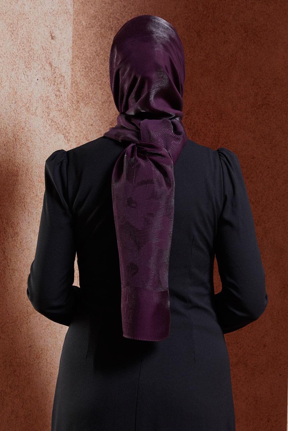 Tesettür giyim MÜRDÜM ALVİNA ŞAL 8458