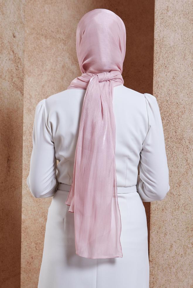 Vêtements hijab POUDRE CHÂLE DE SOIRÉE ALVINA 8444 - ALVİNA