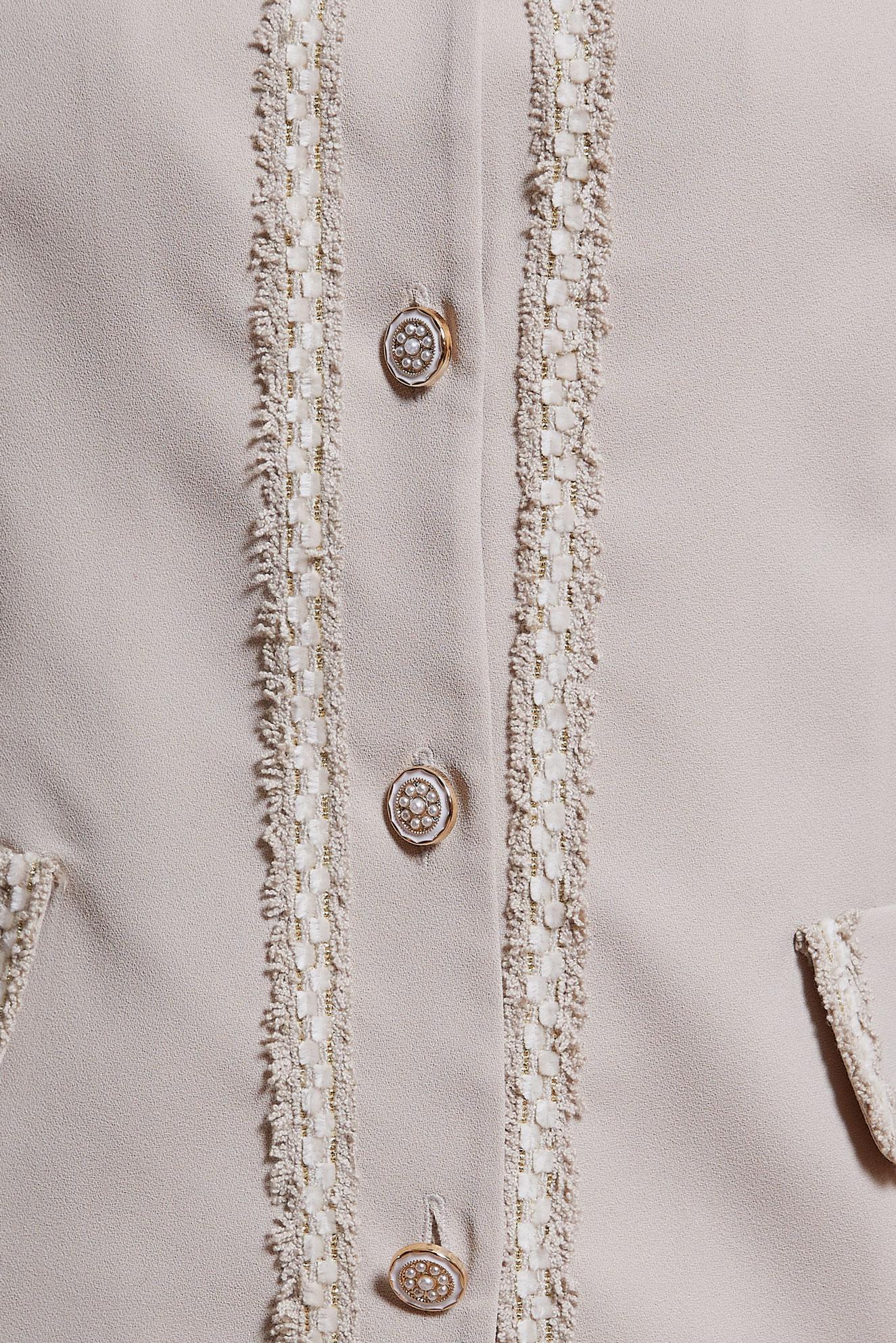 Tesettür giyim BEJ DÜĞMELİ ETEKLİ TAKIM 30428