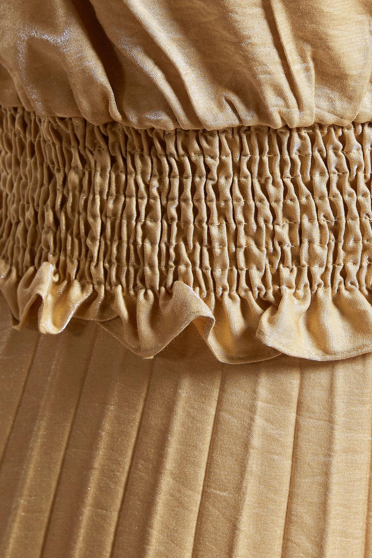 Tesettür giyim KAHVE GİPELİ ETEKLİ TESETTÜR TAKIM 44716