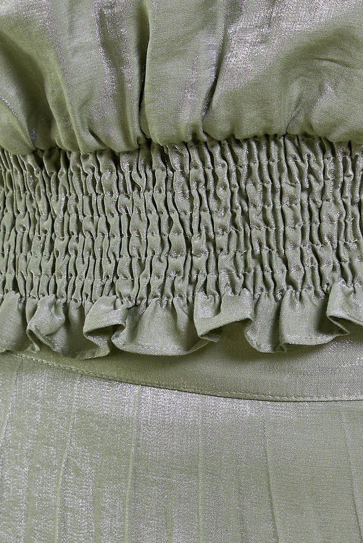 Tesettür giyim HAKİ GİPELİ ETEKLİ TESETTÜR TAKIM 44716