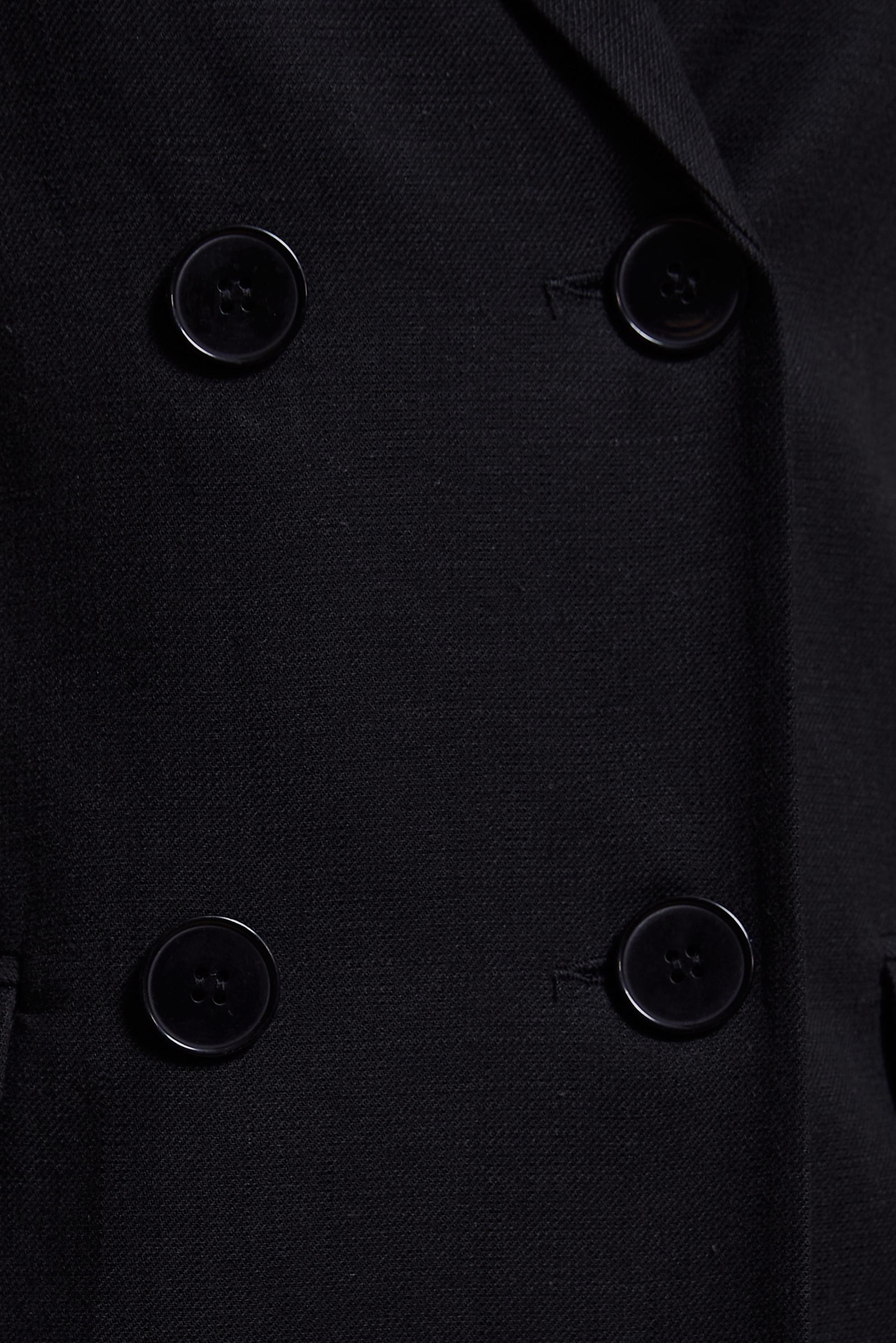 Tesettür giyim SİYAH KETEN DOKULU PANTOLONLU TAKIM 30420