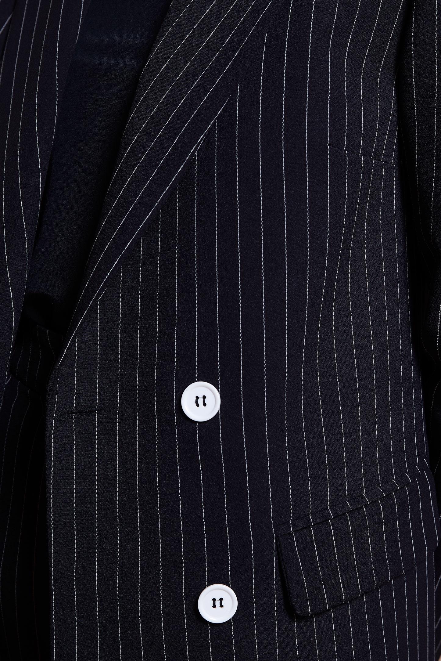 Tesettür giyim SİYAH ÇİZGİLİ PANTOLONLU TAKIM 30421