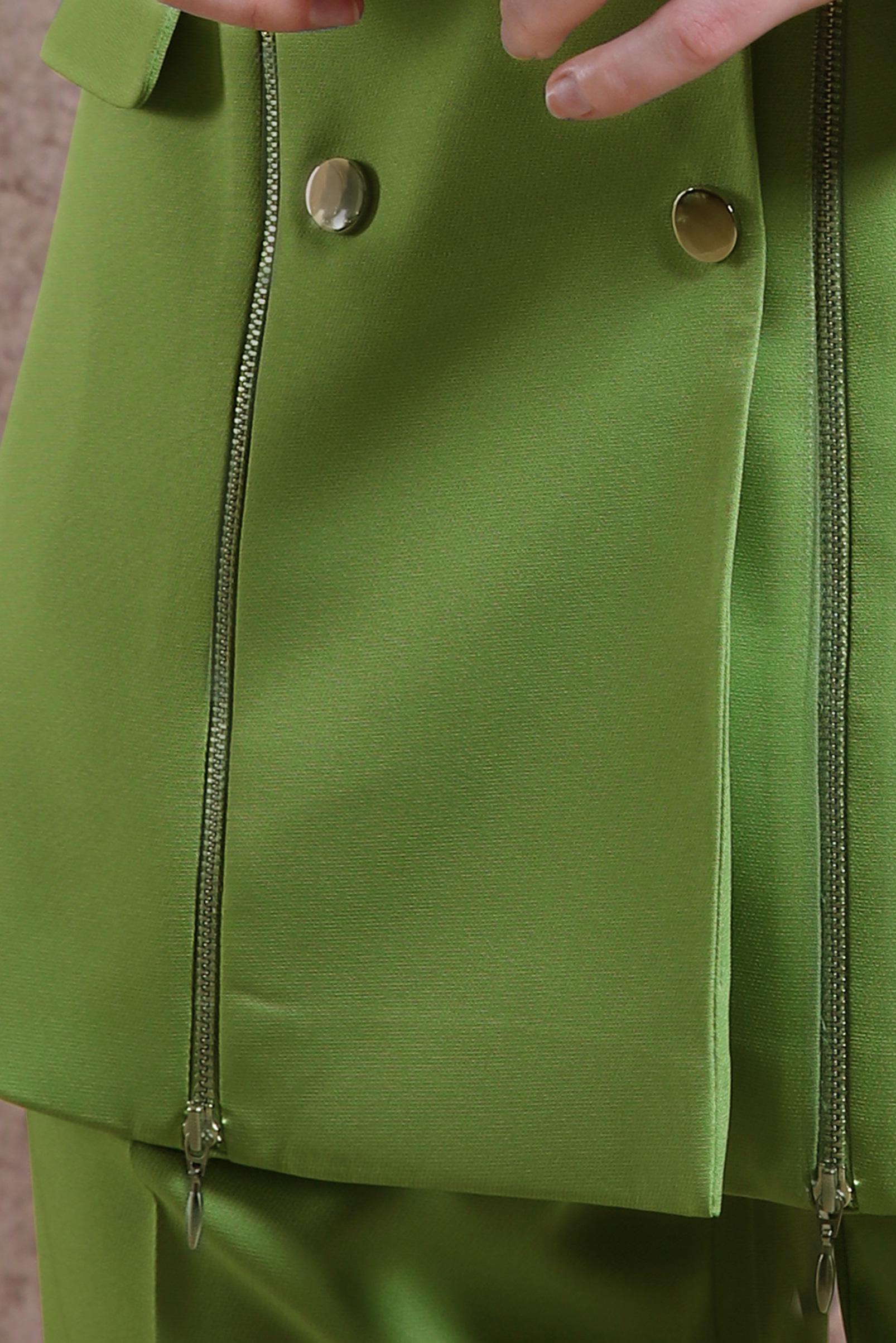 Tesettür giyim YEŞİL FERMUAR AKSESUARLI PANTOLONLU TAKIM 30422