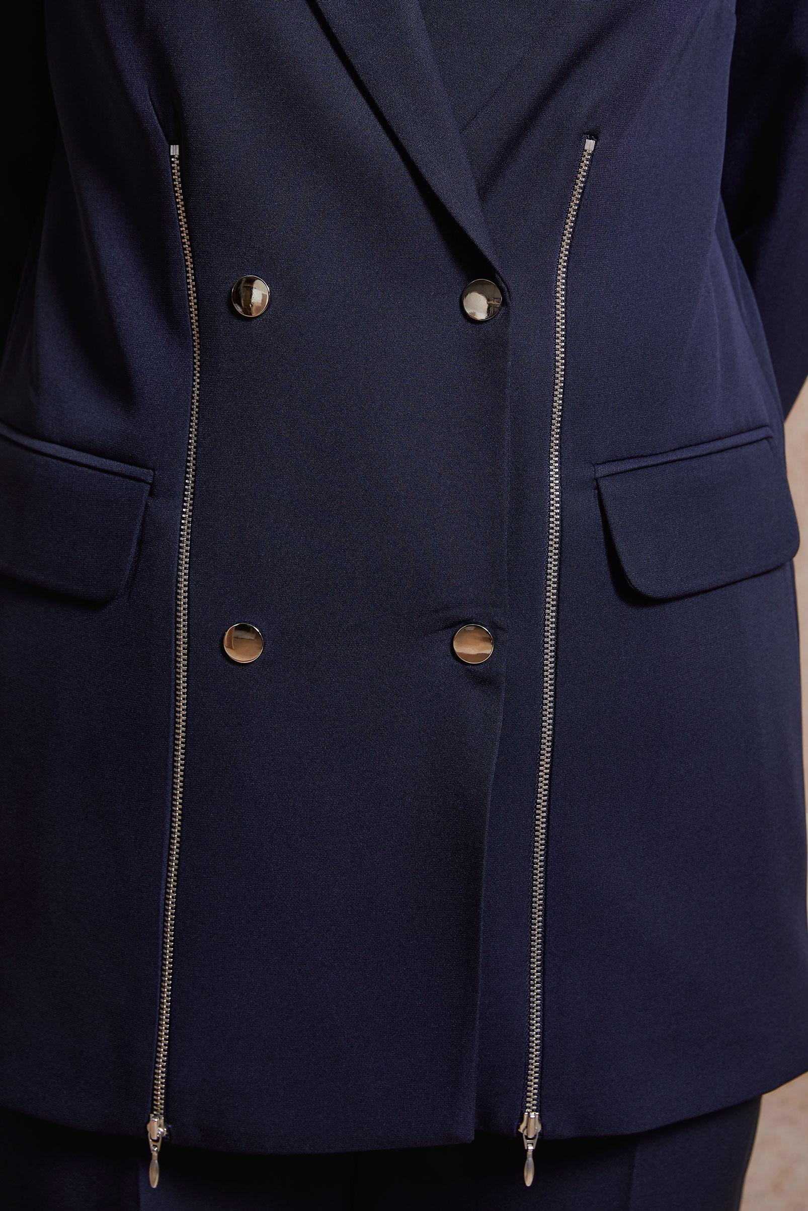 Tesettür giyim LACİVERT FERMUAR AKSESUARLI PANTOLONLU TAKIM 30422