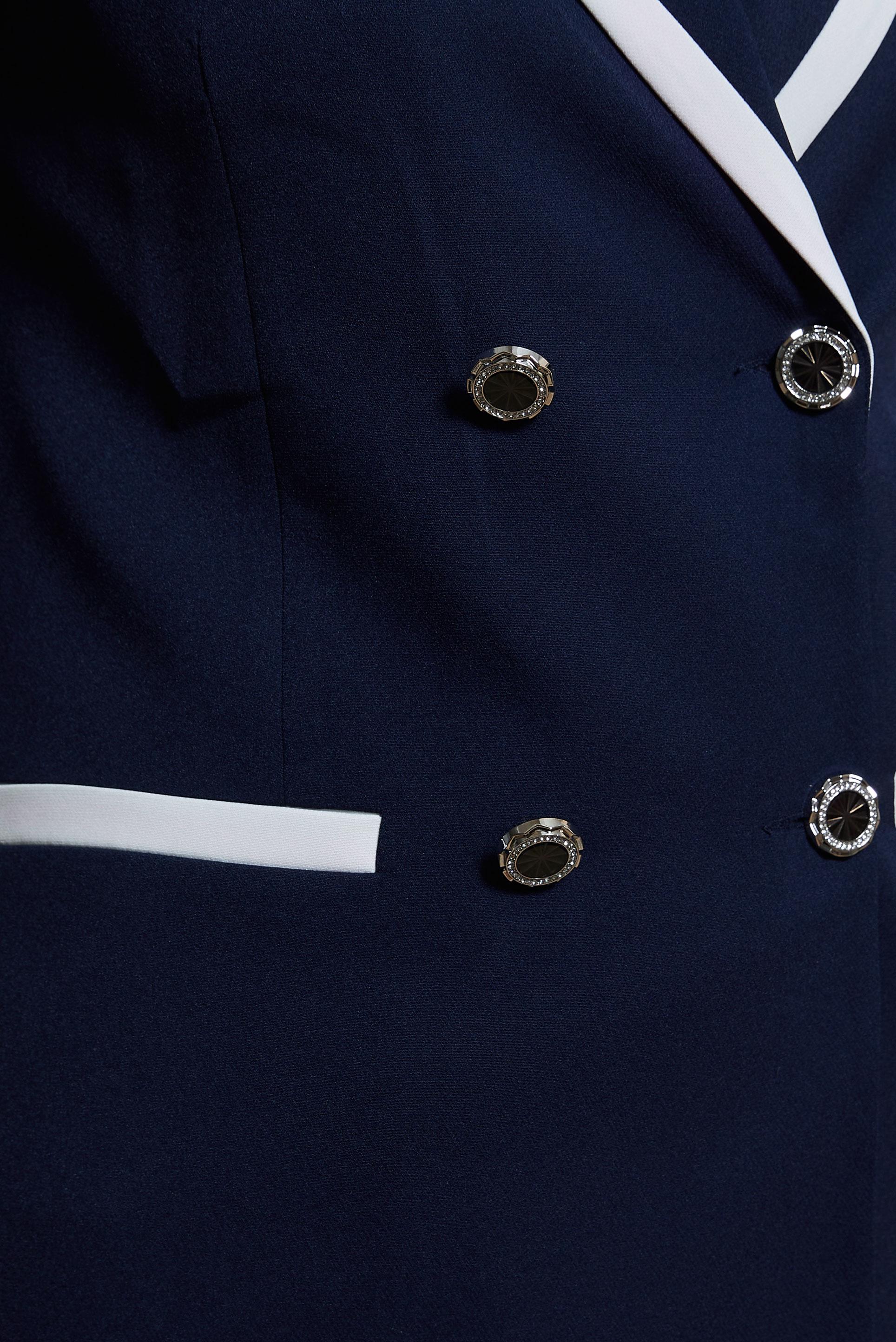 Tesettür giyim LACİVERT ŞERİT DETAYLI PANTOLONLU TAKIM 30424