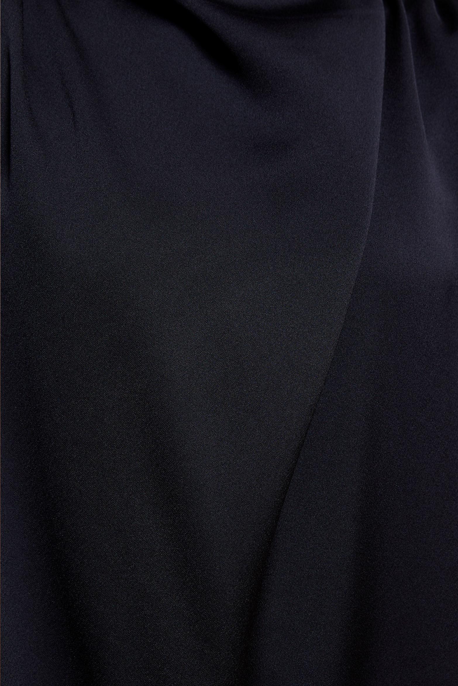 Tesettür giyim SİYAH SATEN DOKUMA PANTOLONLU TAKIM 30429